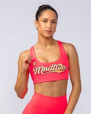 Core Bra - Dragonfruit-Sports Bras-XXS-112438DRGFRU-XXS-MNAPPRL33361-2-Muscle Nation