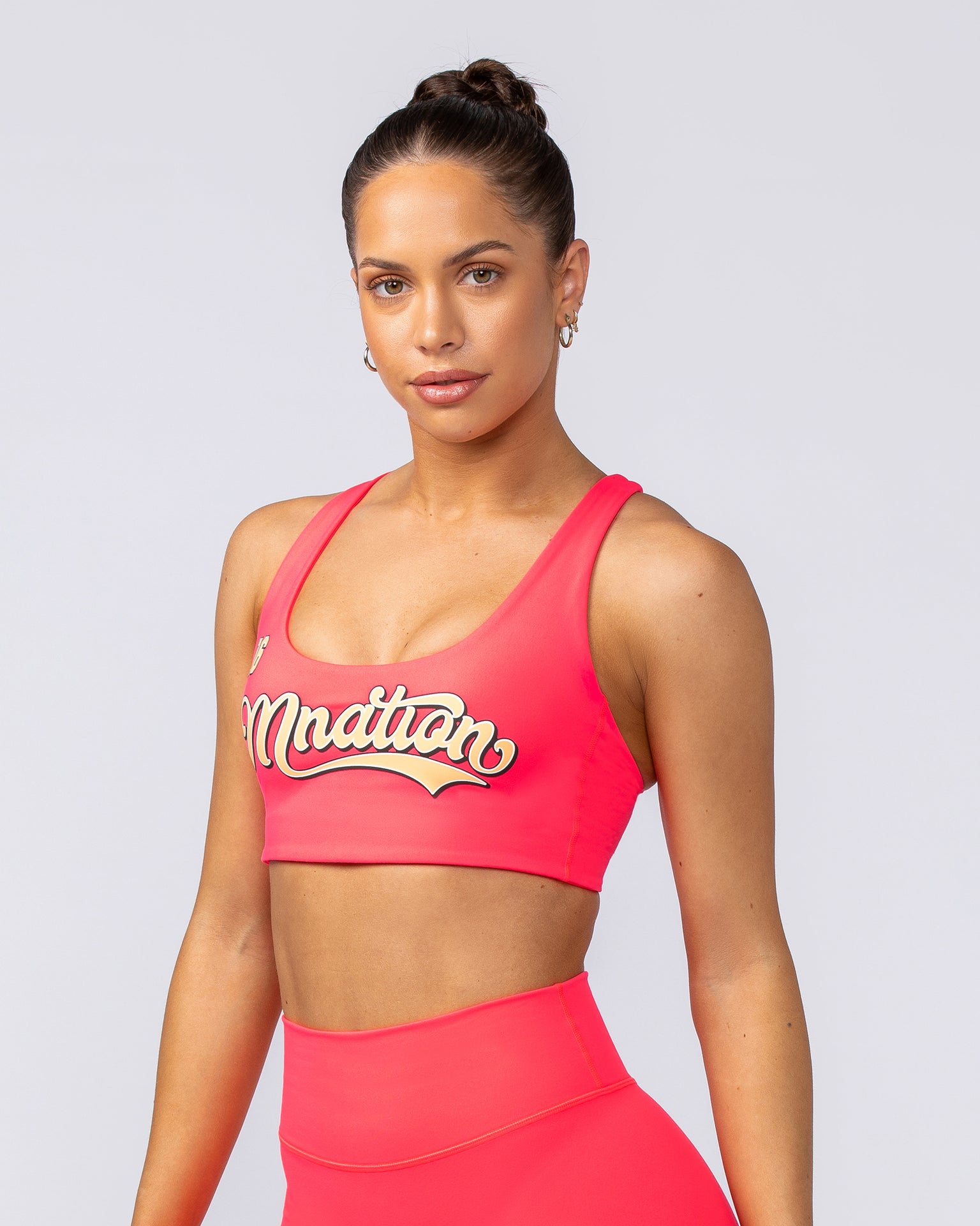 Core Bra - Dragonfruit-Sports Bras-XXS-112438DRGFRU-XXS-MNAPPRL33361-3-Muscle Nation