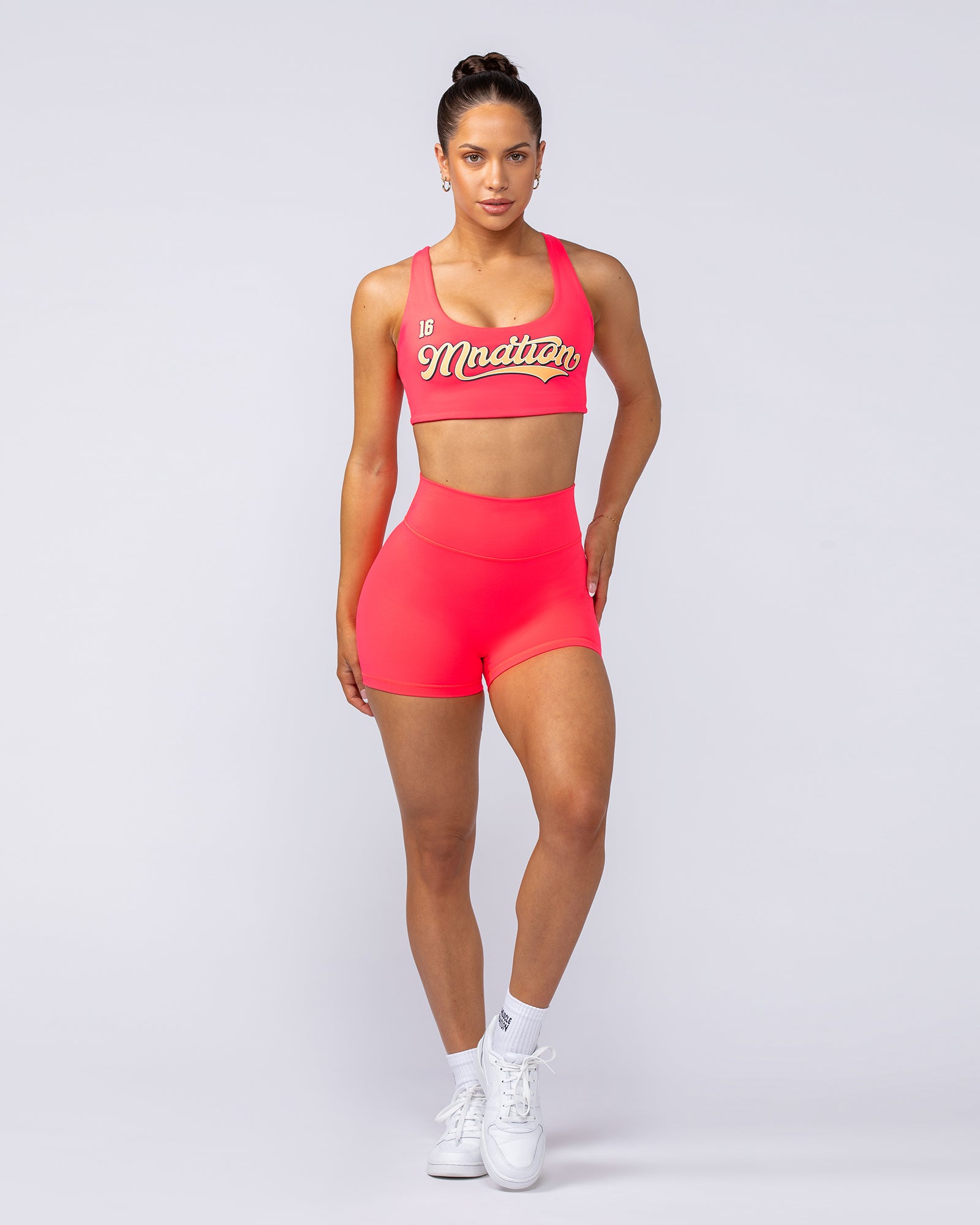 Core Bra - Dragonfruit-Sports Bras-XXS-112438DRGFRU-XXS-MNAPPRL33361-6-Muscle Nation