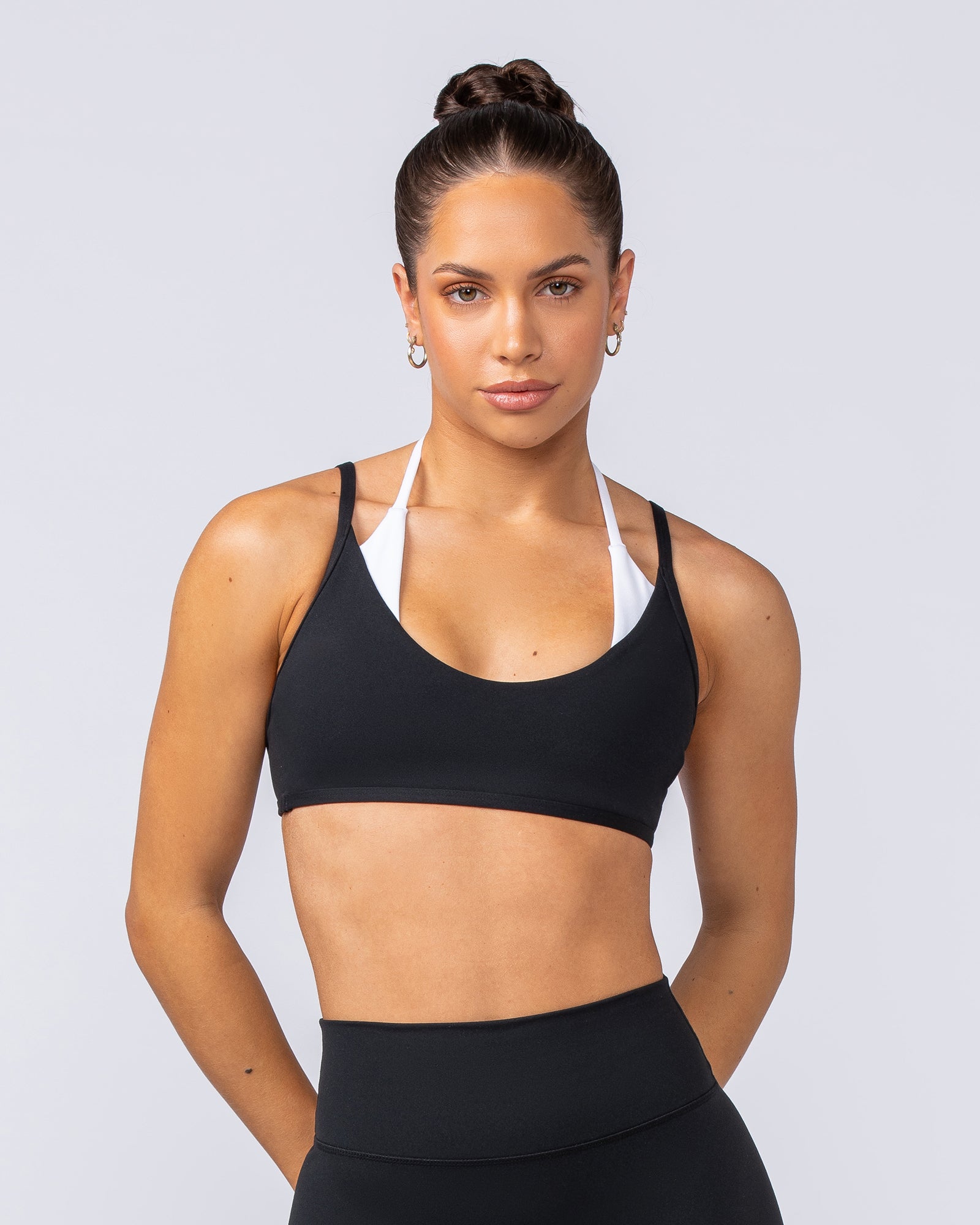 Stellar Bralette - Black-Bralettes-XXS-112455BLK-XXS-MNAPPRL33748-1-Muscle Nation
