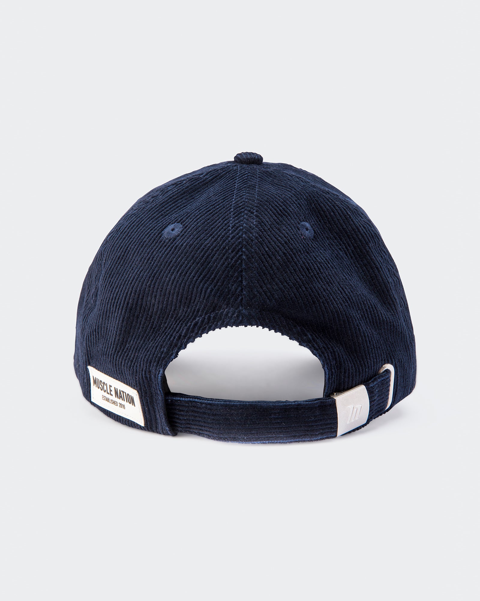 Corduroy Dad Hat-Headwear-Navy-AC112391NAVY-One Size-MNAPPRL28481-5-Muscle Nation