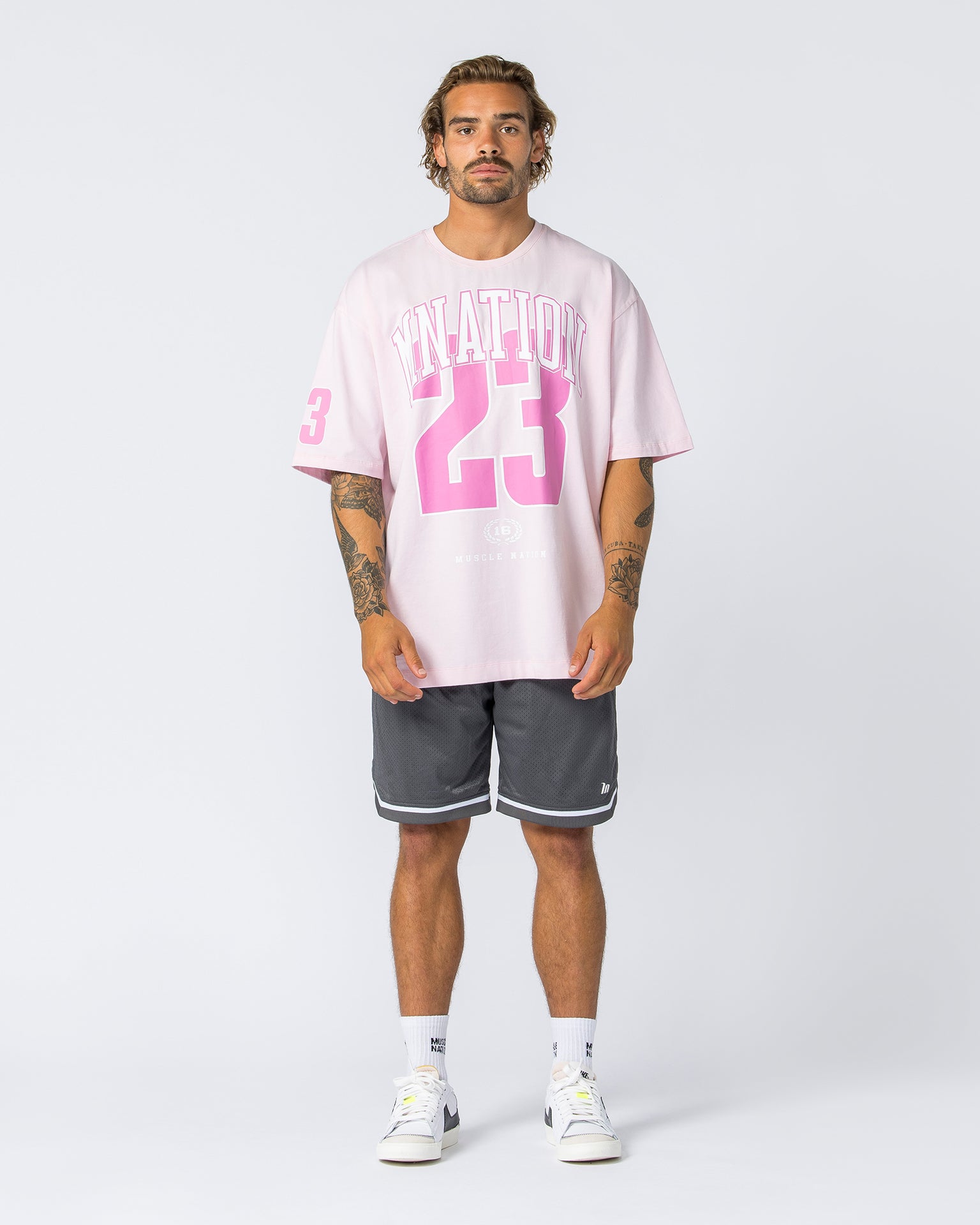 Mens 8" Basketball Shorts - Tornado-Shorts-S-042366TRNDO-S-MNAPPRL22403-6-Muscle Nation