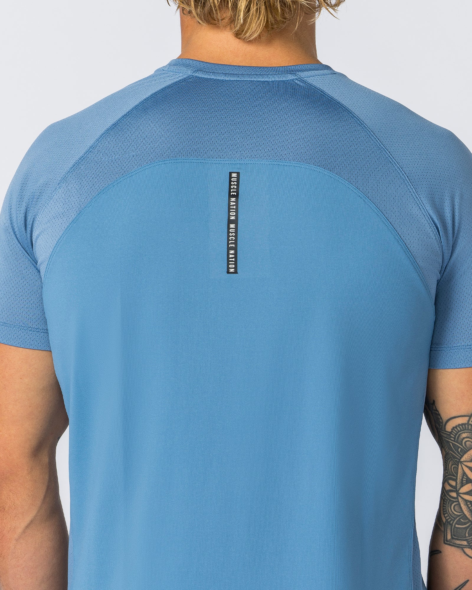 Ventilation Tee - Elemental Blue-T-Shirts-S-112356ELEMBLU-S-MNAPPRL28176-2-Muscle Nation