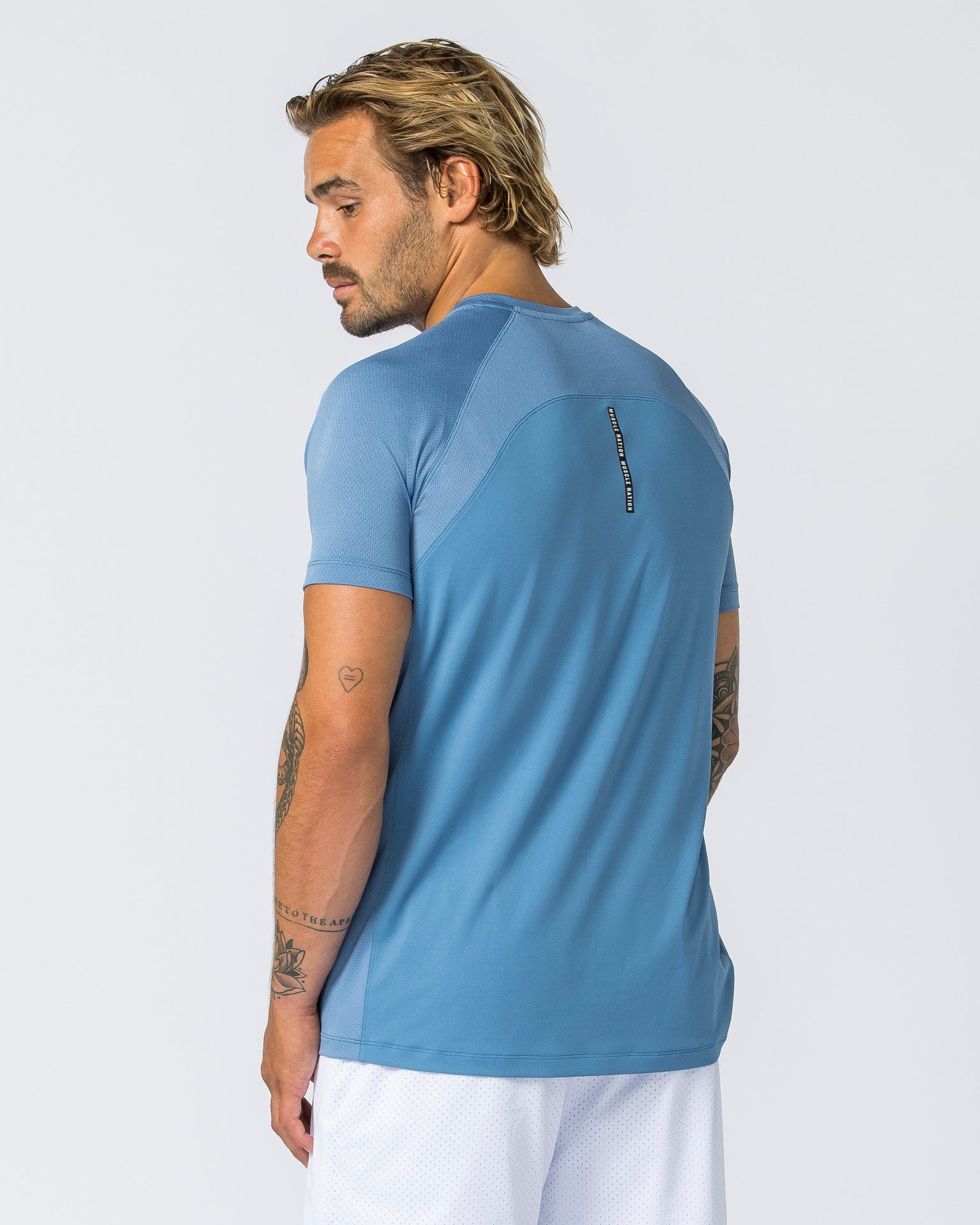 Ventilation Tee - Elemental Blue-T-Shirts-S-112356ELEMBLU-S-MNAPPRL28176-4-Muscle Nation