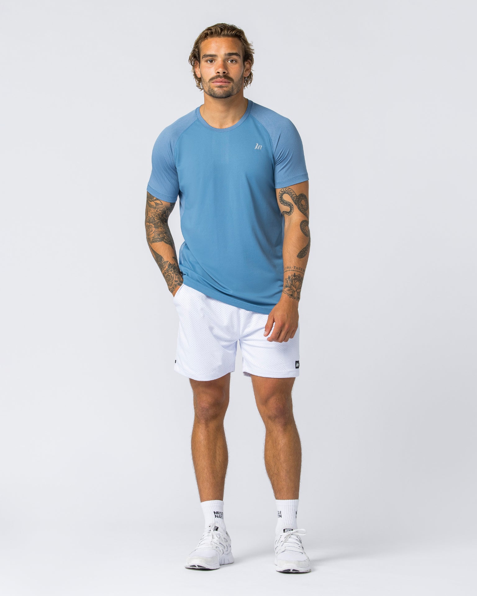 Ventilation Tee - Elemental Blue-T-Shirts-S-112356ELEMBLU-S-MNAPPRL28176-6-Muscle Nation