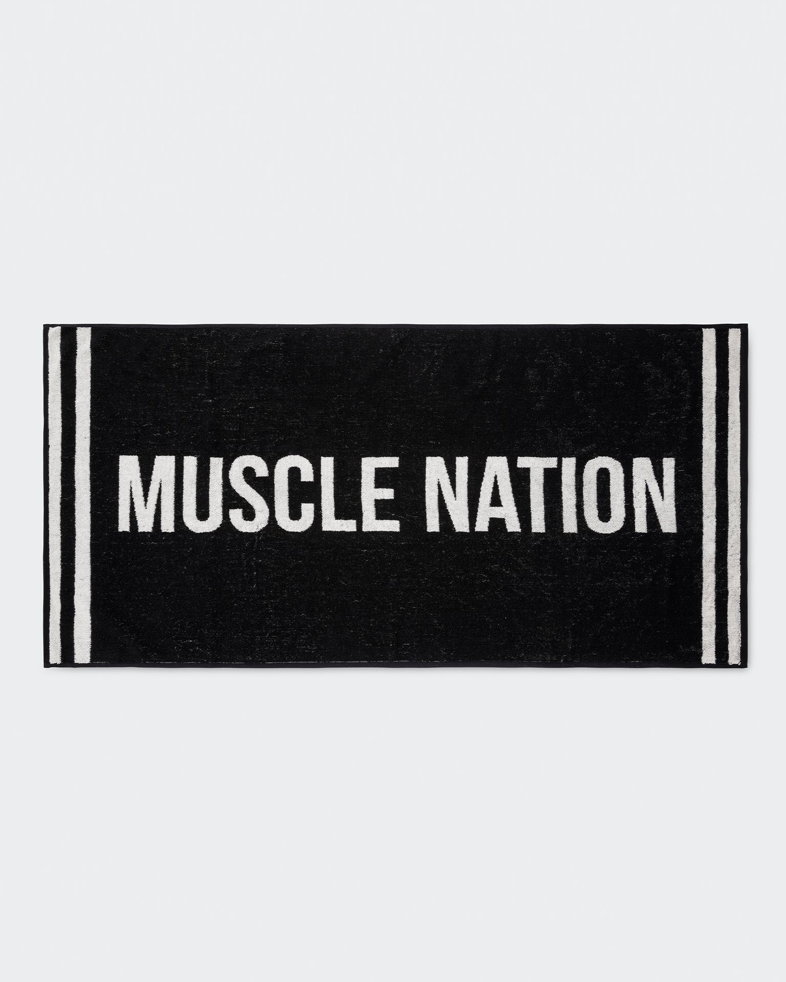 Gym Towel - Black/ White-Accessories-Black/ White-ACC1124144BLKWHT-ONE-MNAPPRL32743-3-Muscle Nation