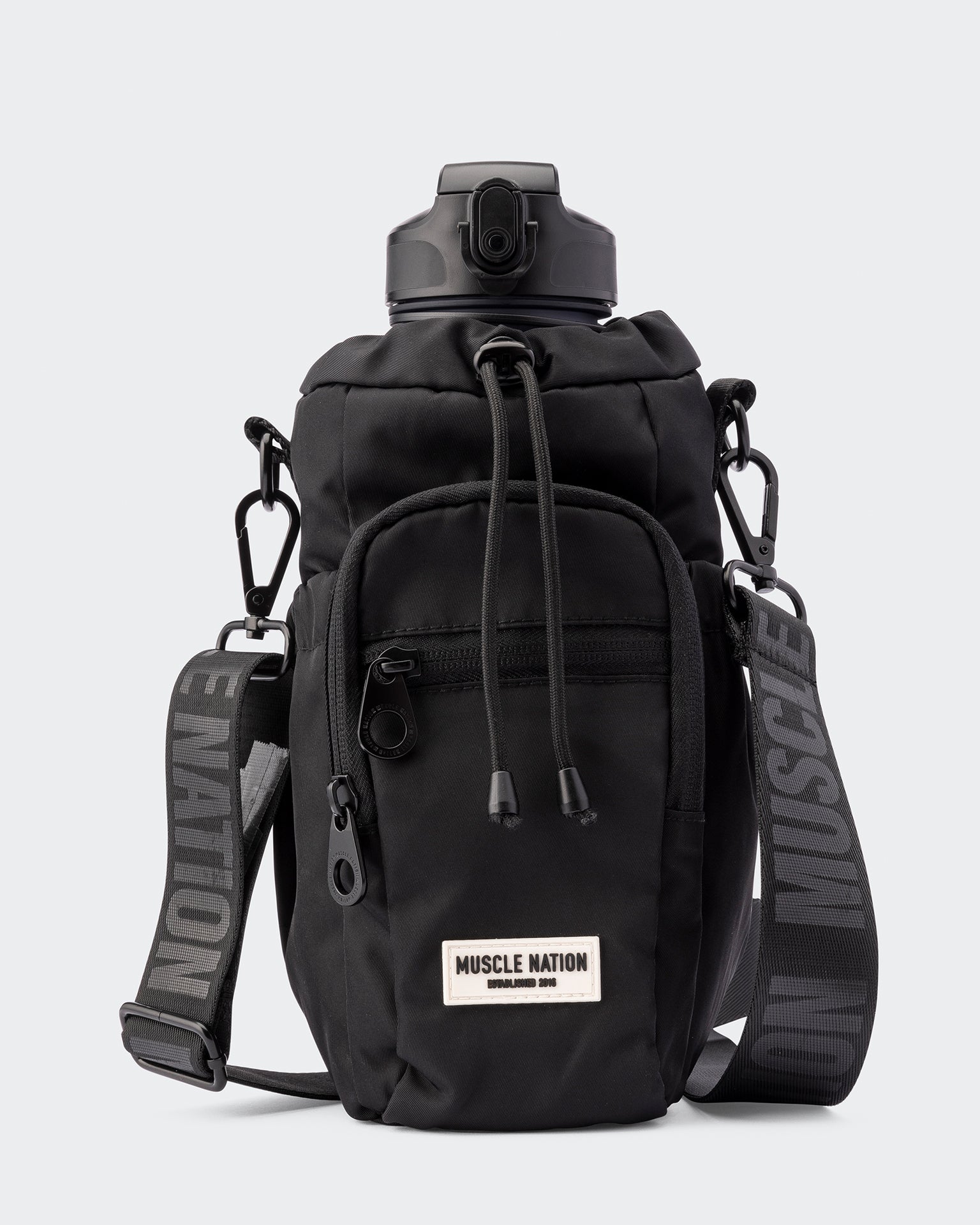 Bottle Bag - Black-Accessories-Black-ACC1124181BLK-ONE-MNAPPRL32738-2-Muscle Nation