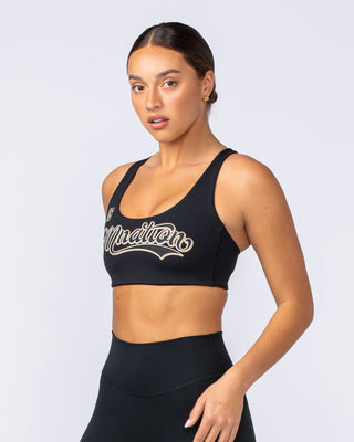 Core Bra - Black-Sports Bras-XXS-112438BLK-XXS-MNAPPRL33325-2-Muscle Nation