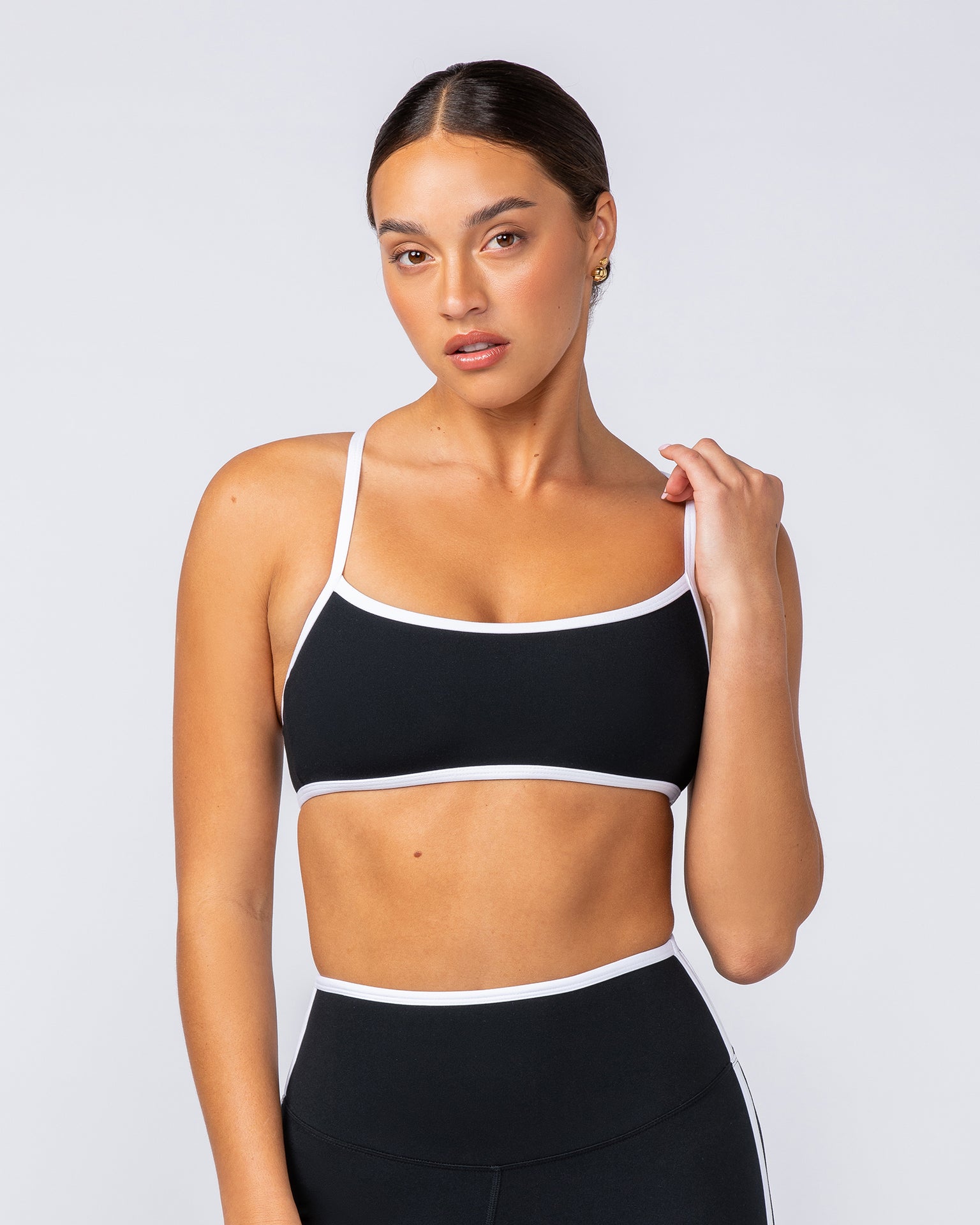 Goddess Bralette - Black-Bralettes-XXS-112413BLK-XXS-MNAPPRL33055-1-Muscle Nation