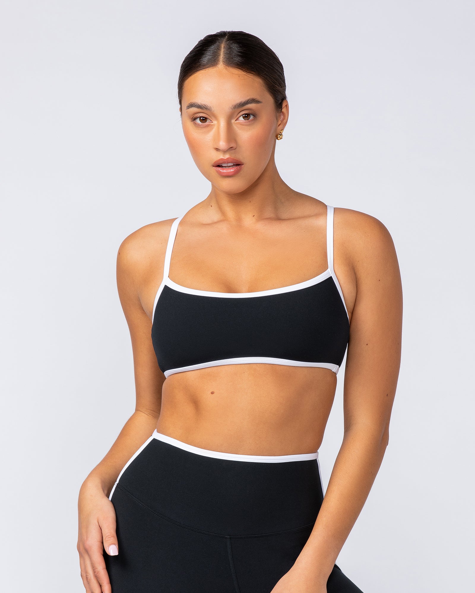 Goddess Bralette - Black-Bralettes-XXS-112413BLK-XXS-MNAPPRL33055-4-Muscle Nation