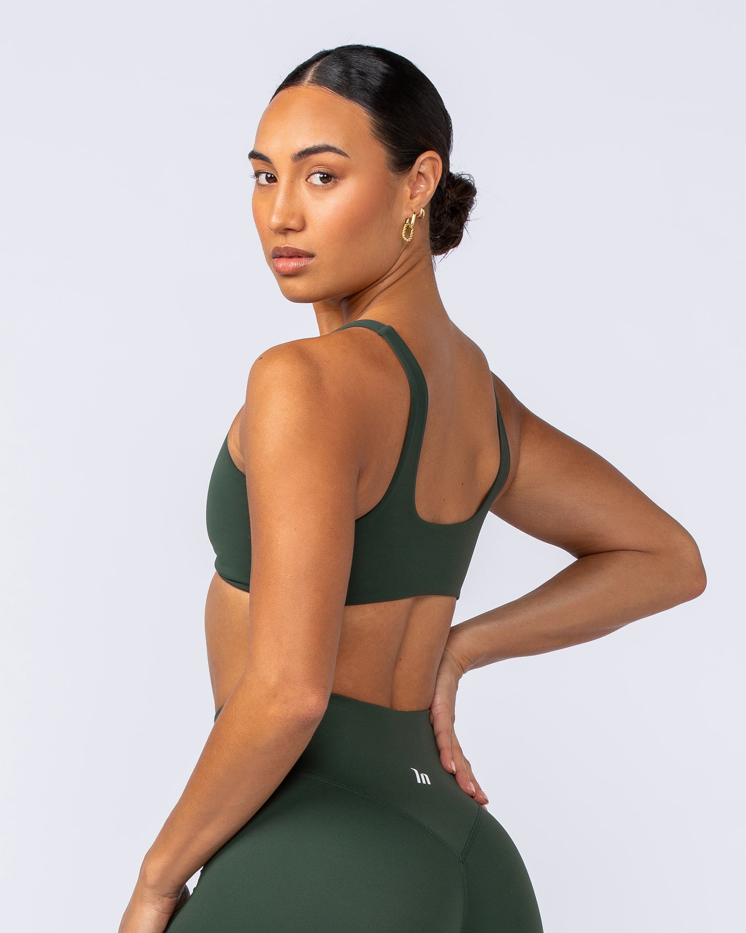 Embody Bralette - Dark Olive-Bralettes-XXS-1124109DKOLV-XXS-MNAPPRL34234-3-Muscle Nation