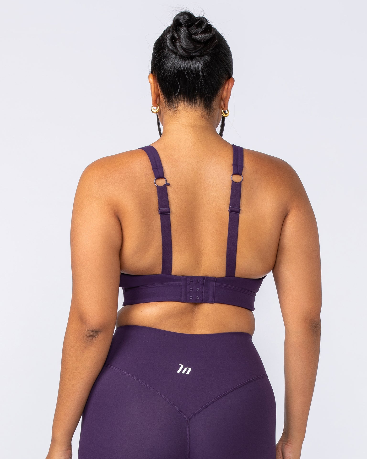 Unstoppable Bra - Dark Purple-Sports Bras-XXS-1124110DRKPUR-XXS-MNAPPRL34261-5-Muscle Nation