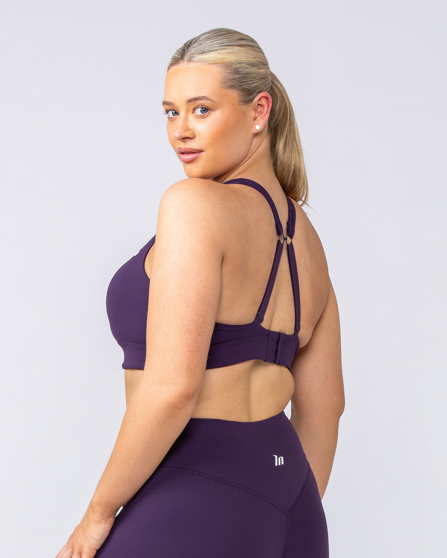 Unstoppable Bra - Dark Purple-Sports Bras-XXS-1124110DRKPUR-XXS-MNAPPRL34261-4-Muscle Nation