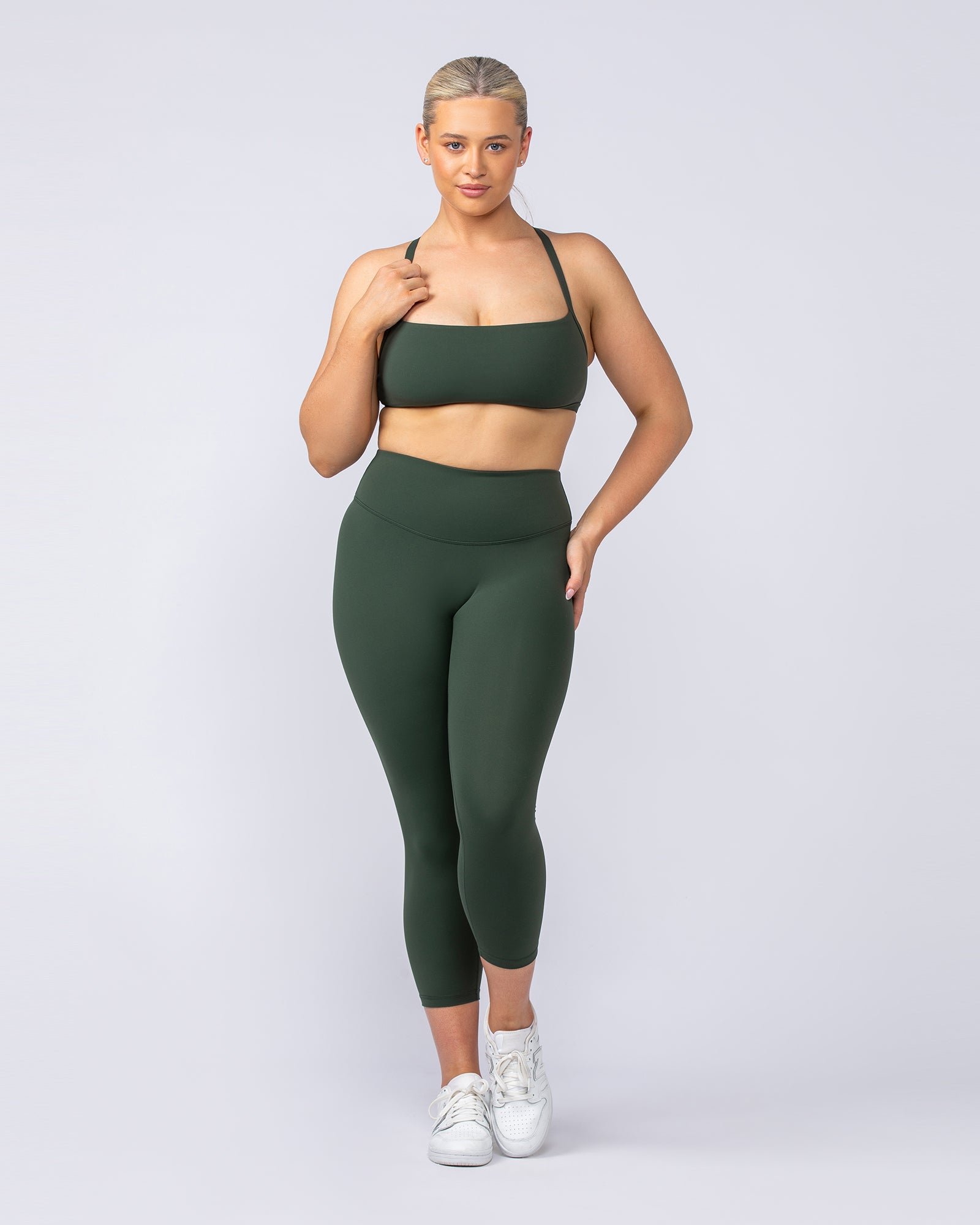 Freedom Bralette - Dark Olive-Bralettes-XXS-1124108DKOLV-XXS-MNAPPRL34171-6-Muscle Nation