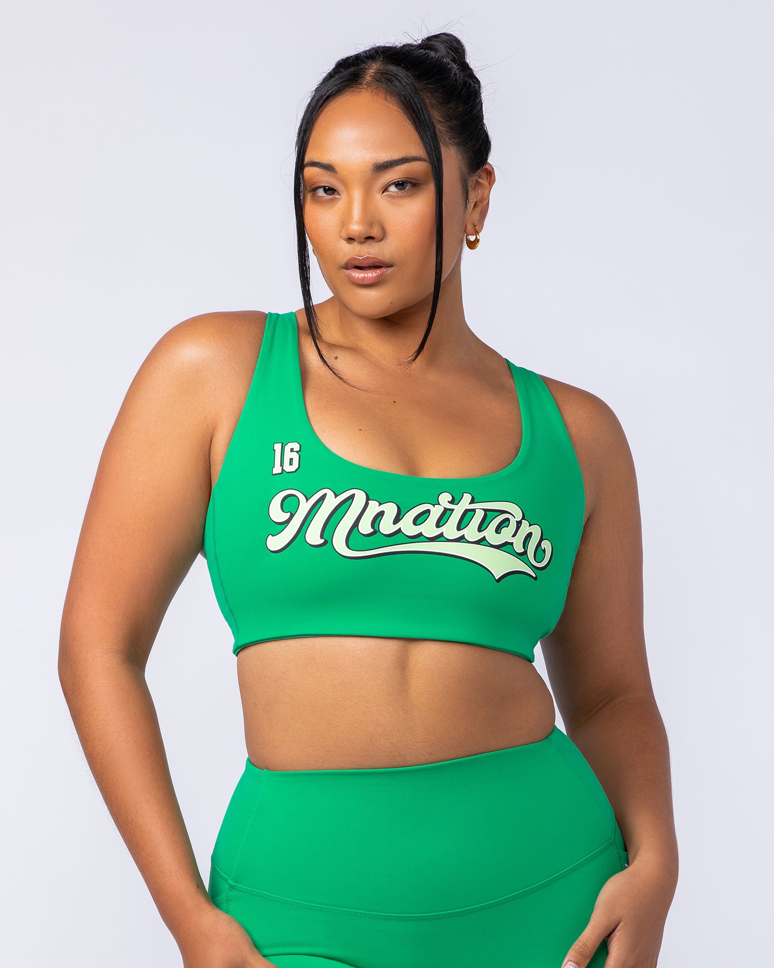 Core Bra - Clover-Sports Bras-XXS-112438CLVR-XXS-MNAPPRL33334-4-Muscle Nation