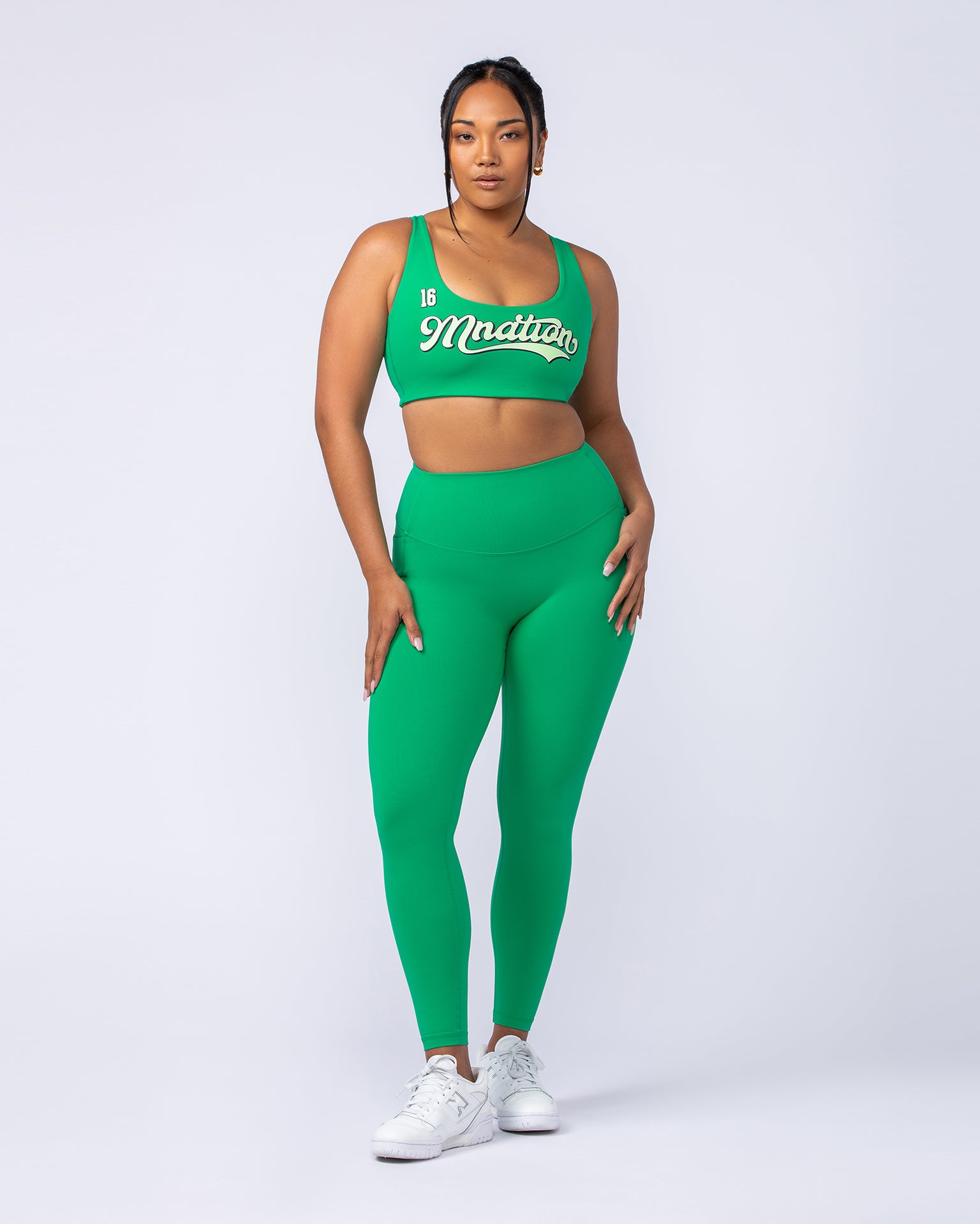 Core Bra - Clover-Sports Bras-XXS-112438CLVR-XXS-MNAPPRL33334-6-Muscle Nation