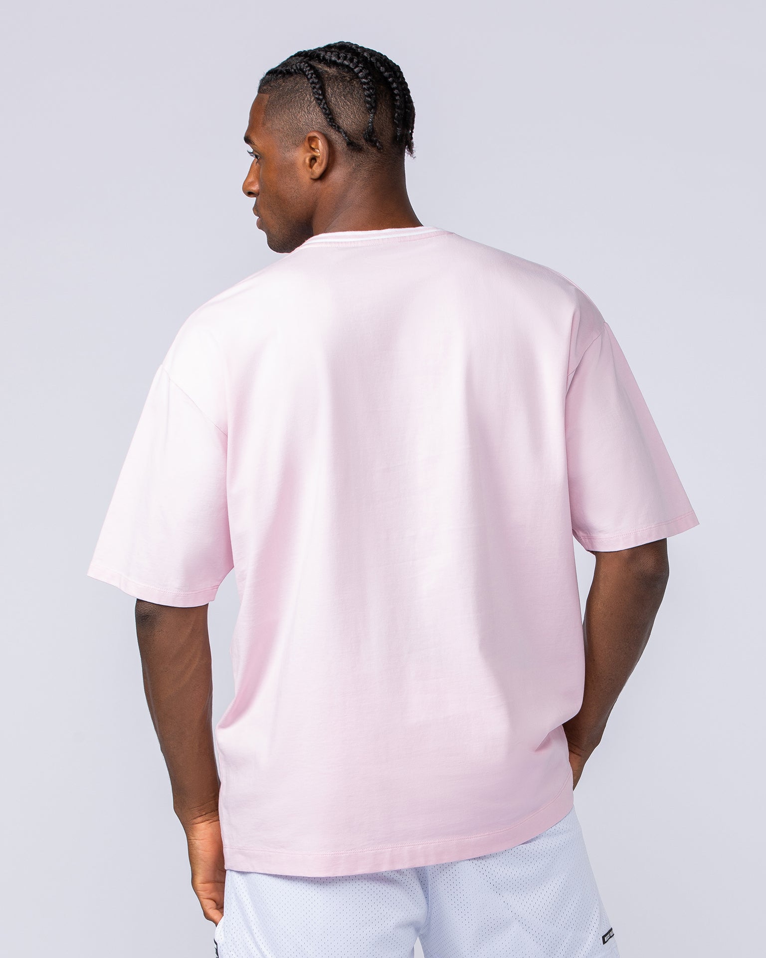 Sporting Club Oversized Tee - Soft Pink-T-Shirts-XS-1124205SFTP-XS-MNAPPRL35275-6-Muscle Nation