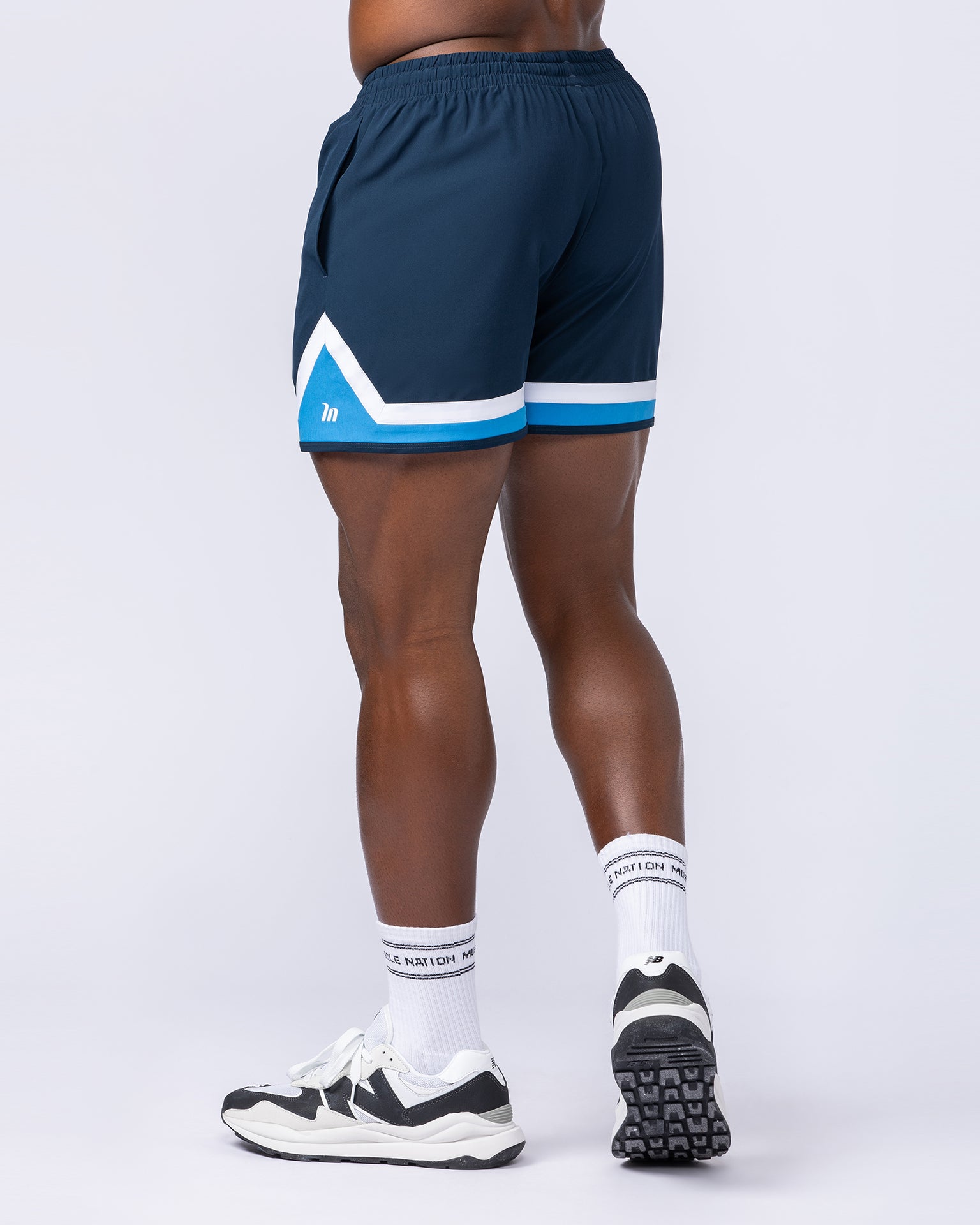 Player 4" Active Shorts - Navy-Shorts-S-112429NAVY-S-MNAPPRL35536-3-Muscle Nation
