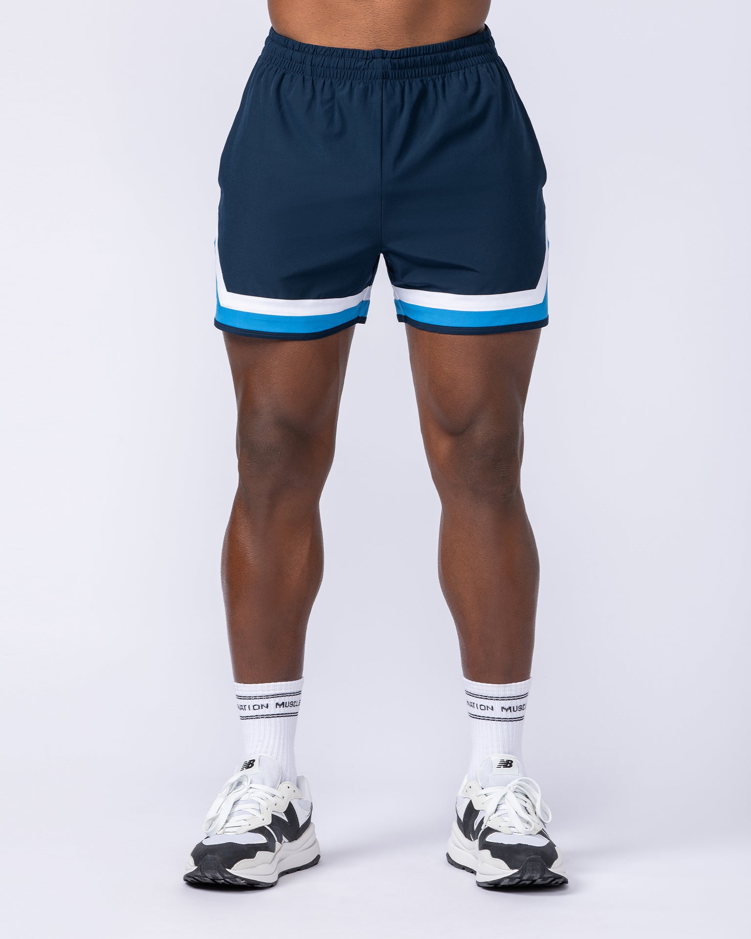 Player 4" Active Shorts - Navy-Shorts-S-112429NAVY-S-MNAPPRL35536-2-Muscle Nation