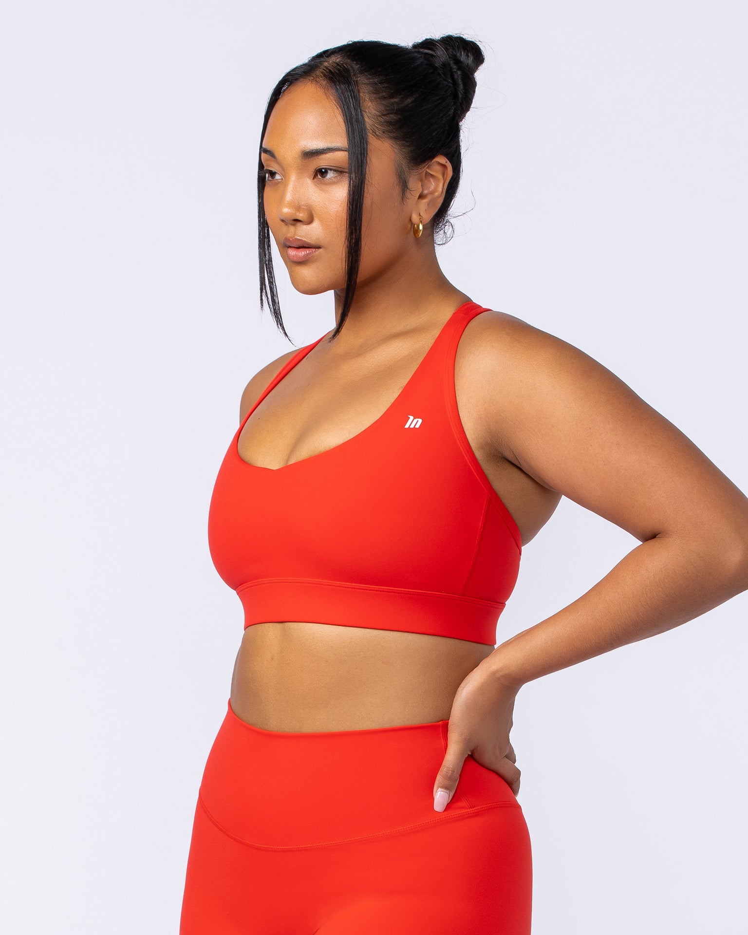 Elite Support Bra - Chilli-Sports Bras-XXS-112423CHIL-XXS-MNAPPRL33307-4-Muscle Nation