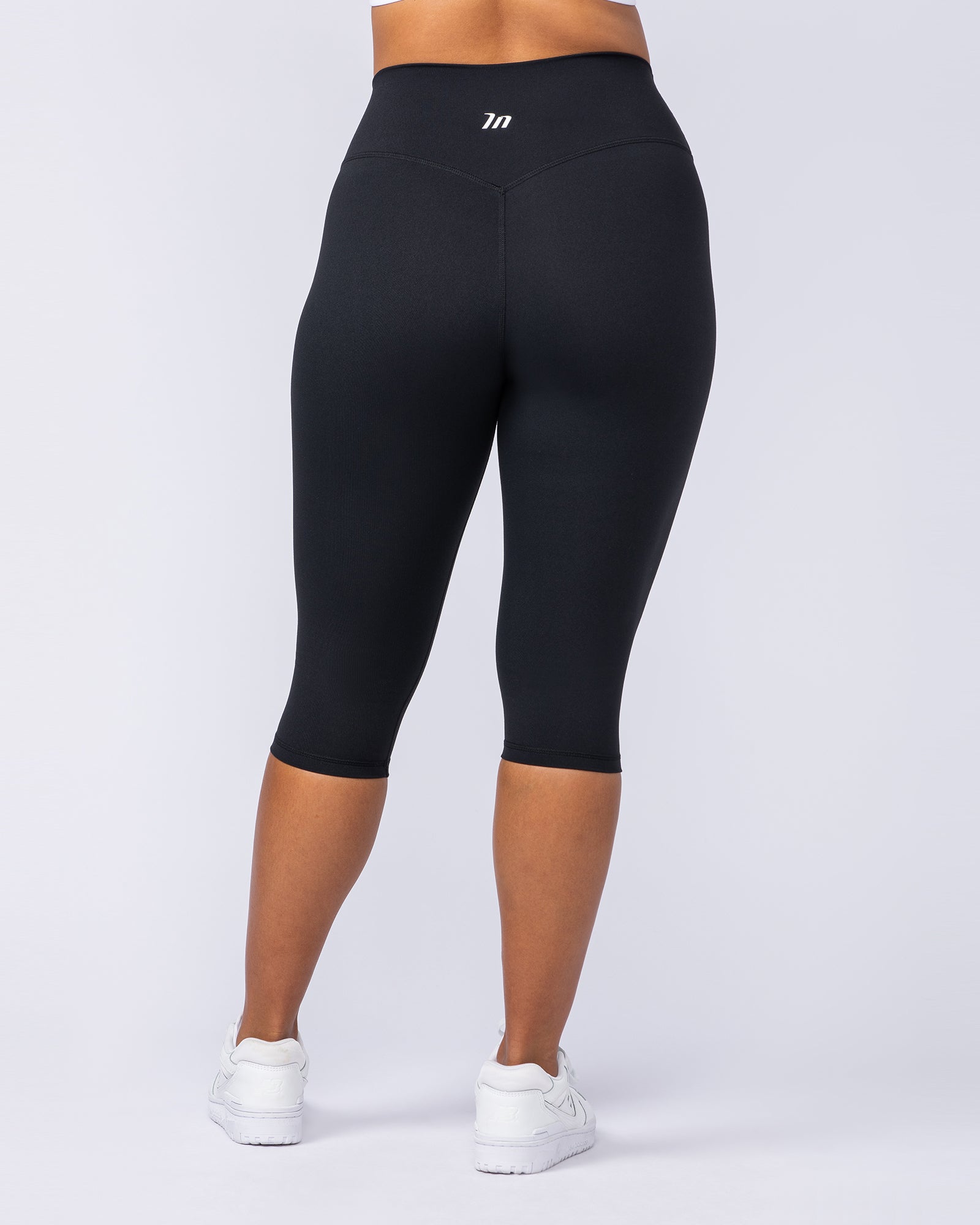 Replay Signature 3/4 Leggings - Black-Leggings-XXS-112440BLK-XXS-MNAPPRL33397-5-Muscle Nation