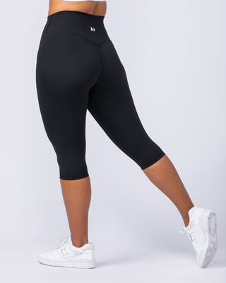 Replay Signature 3/4 Leggings - Black-Leggings-XXS-112440BLK-XXS-MNAPPRL33397-1-Muscle Nation