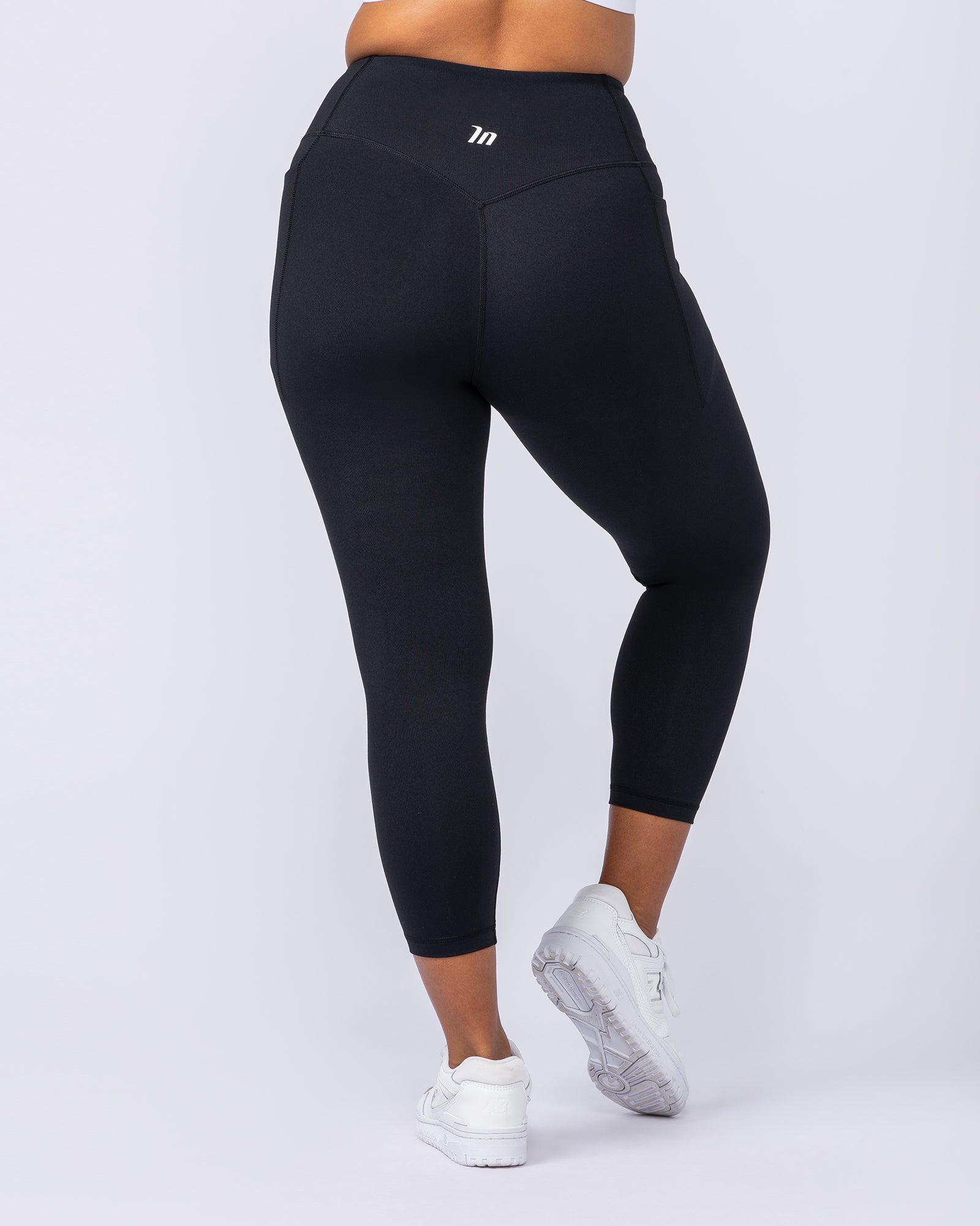 Core Pocket 7/8 Leggings - Black-Leggings-XXS-112441BLK-XXS-MNAPPRL33406-5-Muscle Nation