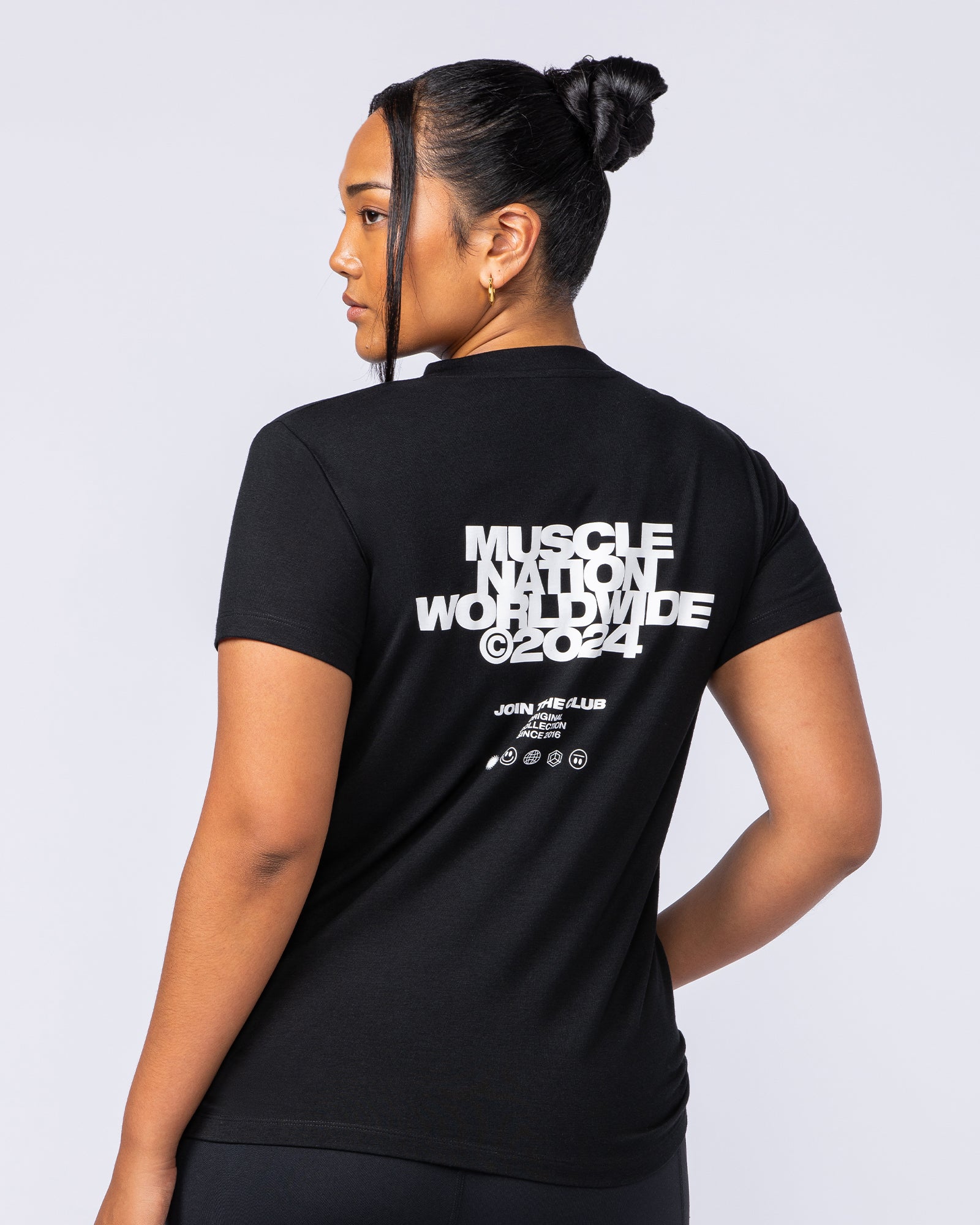 Global Training Tee - Black-T-Shirts-XXS-1124214BLK-XXS-MNAPPRL34486-1-Muscle Nation