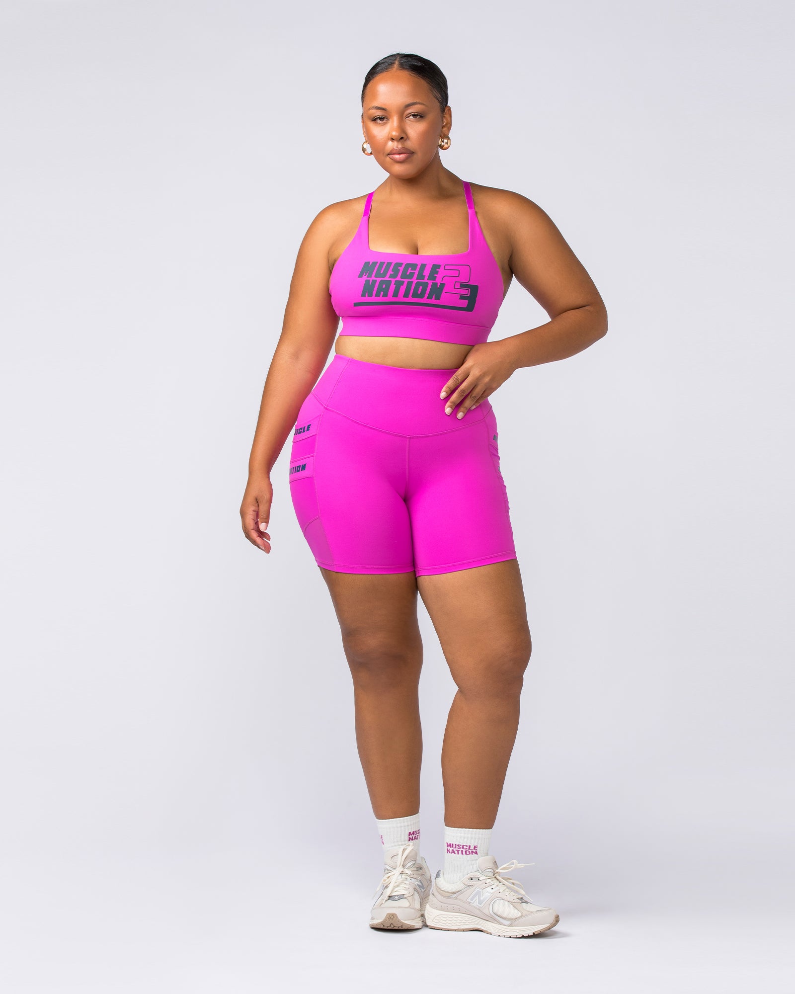 Ignite Bra - Hyper Fuchsia-Sports Bras-XS-112366HYPFUCSIA-XS-MNAPPRL27576-7-Muscle Nation