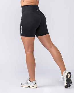 Replay Signature Bike Shorts - Black-Shorts-XXS-052308BLK-XXS-MNAPPRL24711-1-Muscle Nation