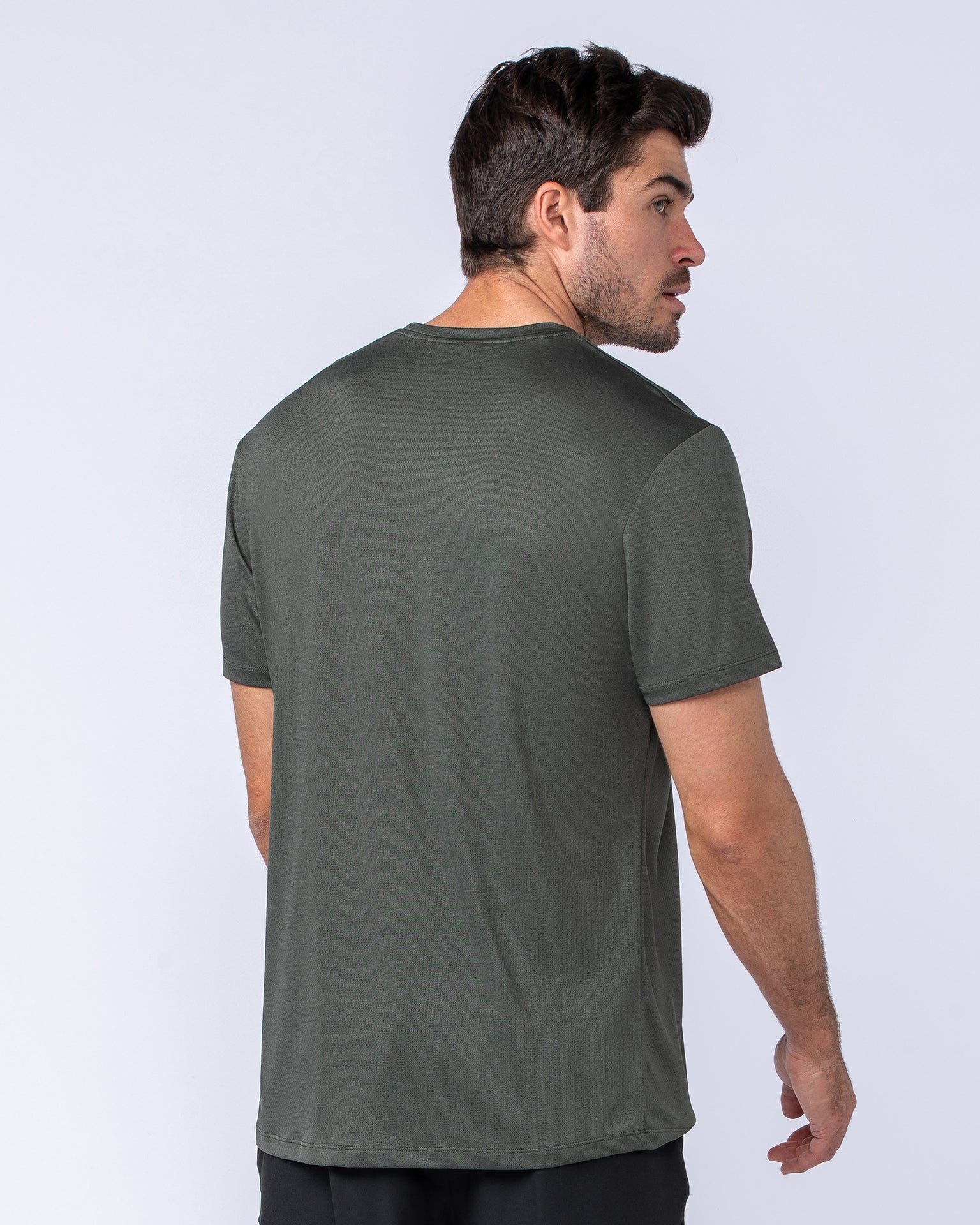 Relaxed Active Tee - Dark Khaki-T-Shirts-S-112475DKHAKI-S-MNAPPRL35066-4-Muscle Nation