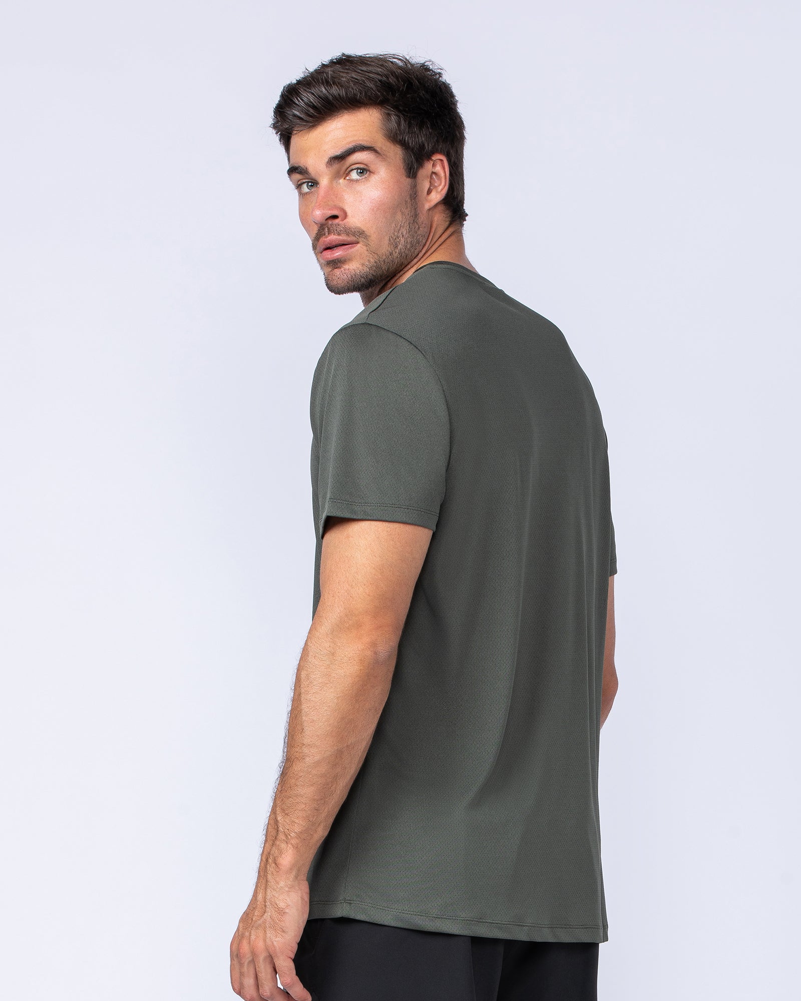 Relaxed Active Tee - Dark Khaki-T-Shirts-S-112475DKHAKI-S-MNAPPRL35066-3-Muscle Nation