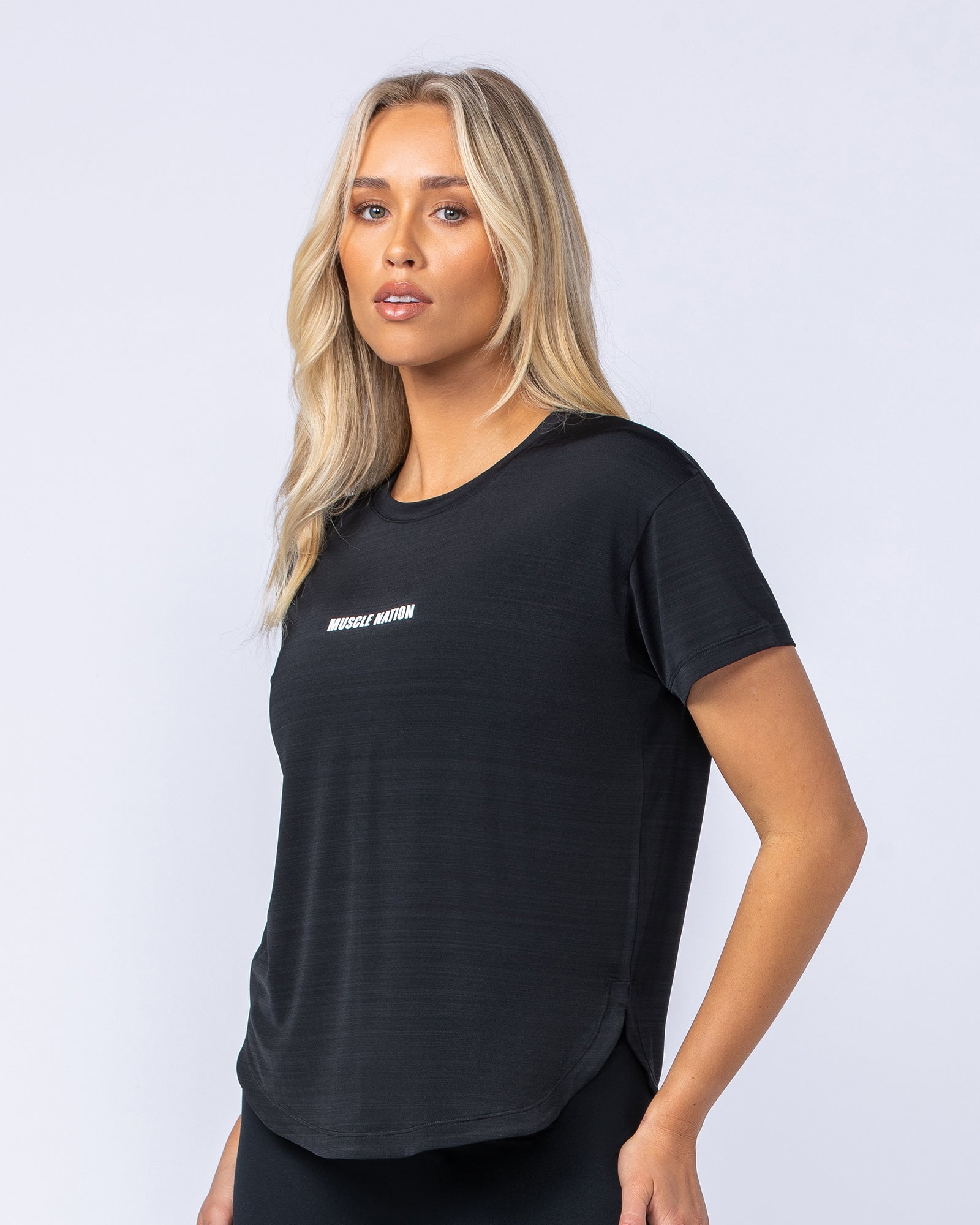 Ignite Training Tee - Black (Original Logo)-T-Shirts-XXS-1124215BLKOG-XXS-MNAPPRL34522-3-Muscle Nation