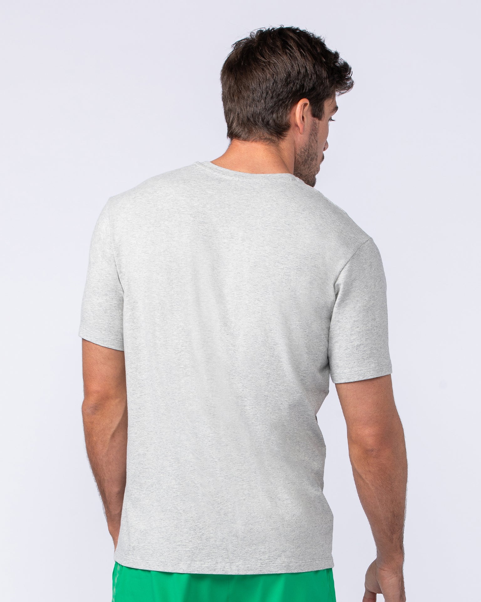 Staple Condition Tee - Grey Marl-T-Shirts-S-112483GRYMRL-S-MNAPPRL35109-3-Muscle Nation