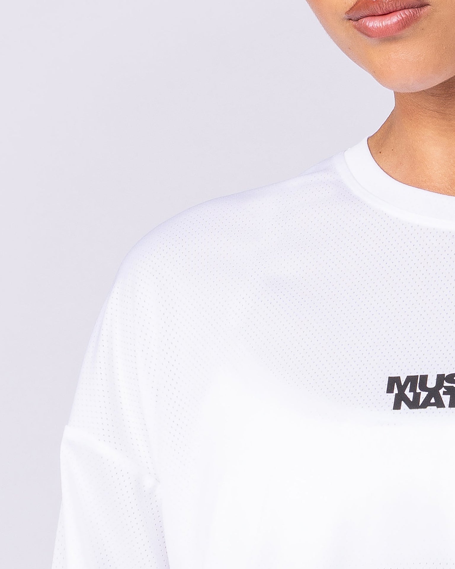 Boxy Training Tee - White-T-Shirts-XXS-1125133WHT-XXS-MNAPPRL45147-2-Muscle Nation