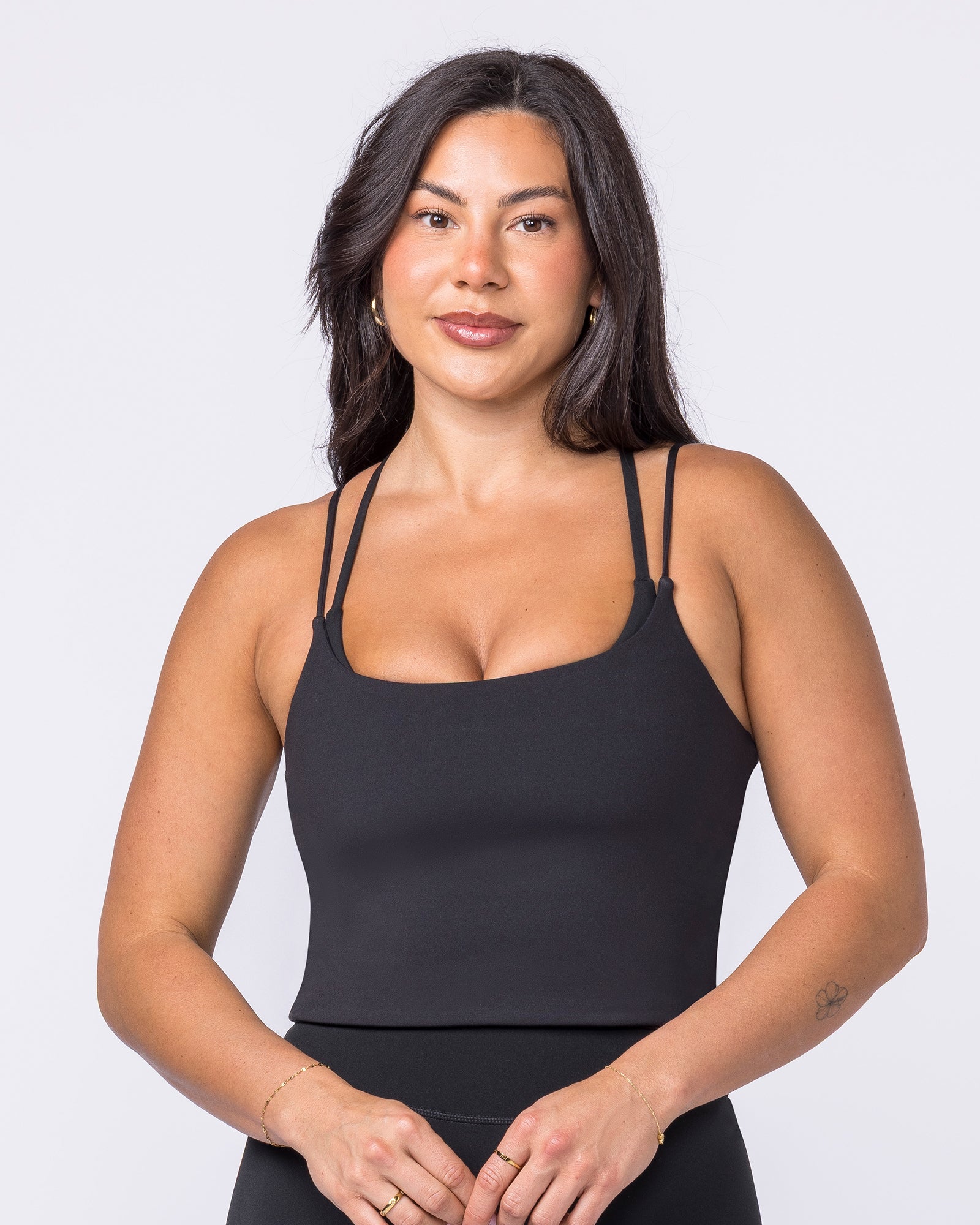 Cami Active Tank Black - Muscle Nation women's tank top