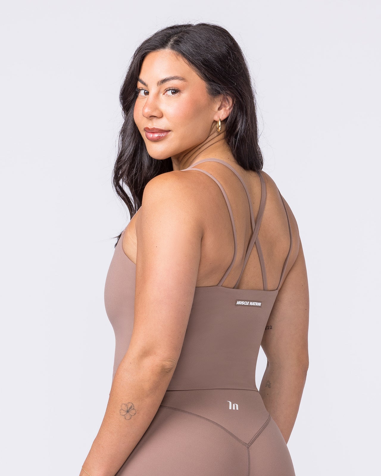 Cami Active Tank Cookie - Muscle Nation women's tank top, view 2