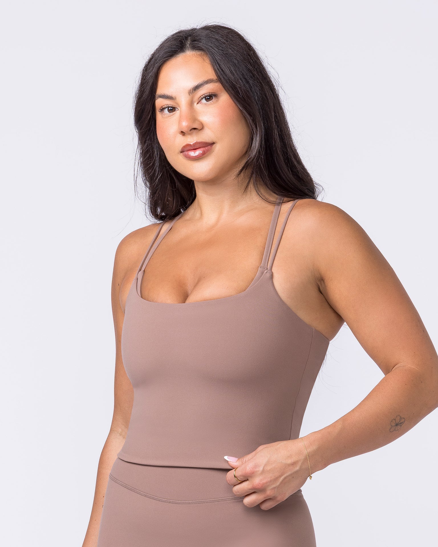 Cami Active Tank - Cookie-Singlets & Tanks-XXS-022605CKE-XXS-MNAPPRL48386-3-Muscle Nation