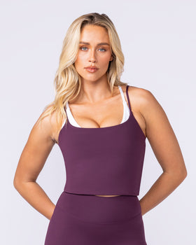 Cami Active Tank - Cranberry-Singlets & Tanks-XXS-112532CBRY-XXS-MNAPPRL45653-1-Muscle Nation