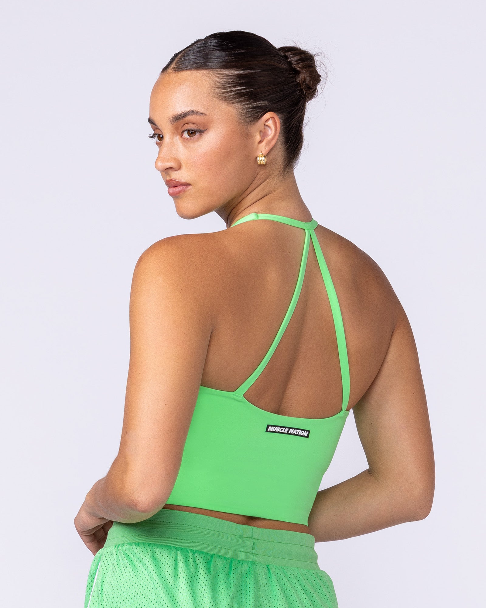 Captivate Bra Tank - Key Lime-Singlets & Tanks-XXS-1125109KYLM-XXS-MNAPPRL45707-2-Muscle Nation