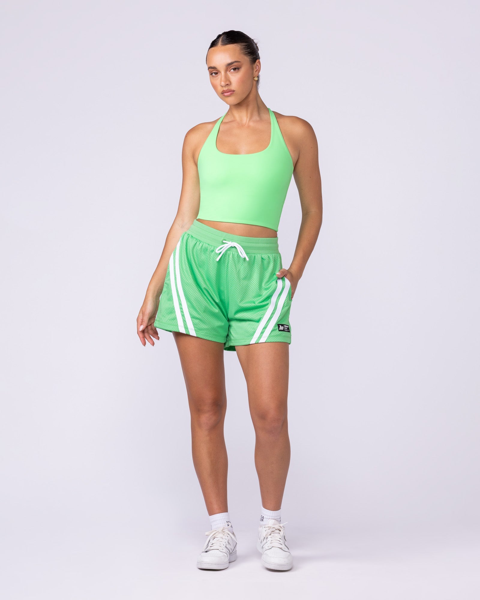 Captivate Bra Tank - Key Lime-Singlets & Tanks-XXS-1125109KYLM-XXS-MNAPPRL45707-5-Muscle Nation