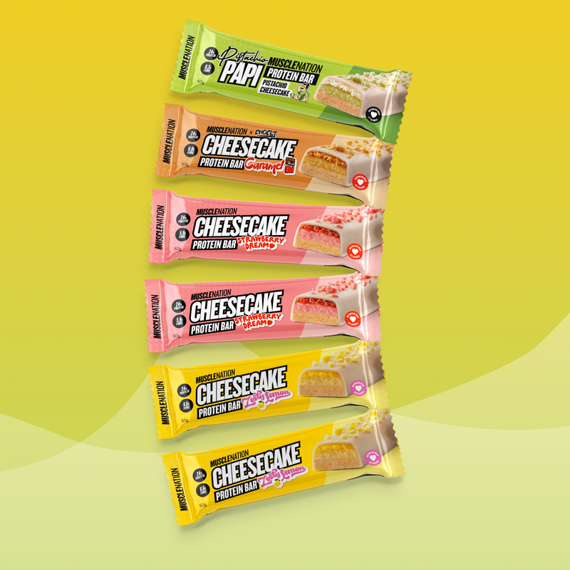 CHEESECAKE Protein Bar - CHEESECAKE Variety Pack - 6 Bars-Protein Bars-MNSUPPS0345-9359054001718-1-Muscle Nation