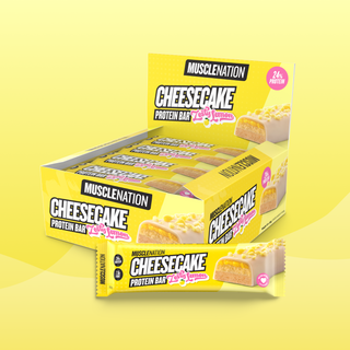 CHEESECAKE Protein Bar - Zesty Lemon - Box of 12-Protein Bars-MNSUPPS0310-19359054001043-1-Muscle Nation