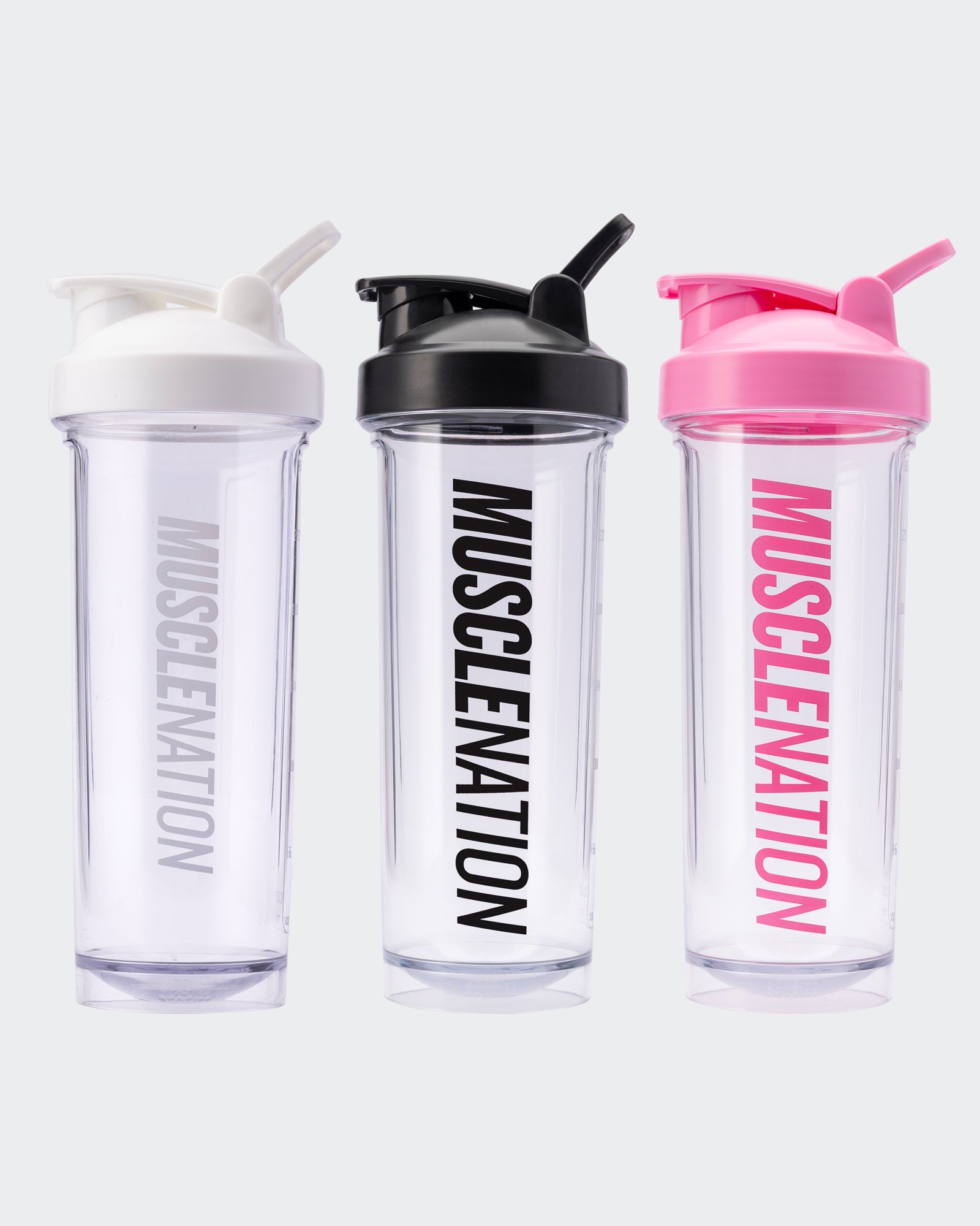700ml Clear Shaker-Accessories-Clear/ White-ACC1124182CLRWHT-ONE-MNAPPRL32739-1-Muscle Nation