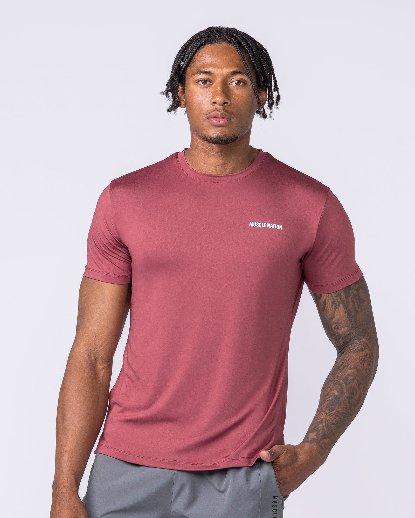 Climaflex Active Tee - Rust-T-Shirts-XS-022618RST-XS-MNAPPRL48799-2-Muscle Nation