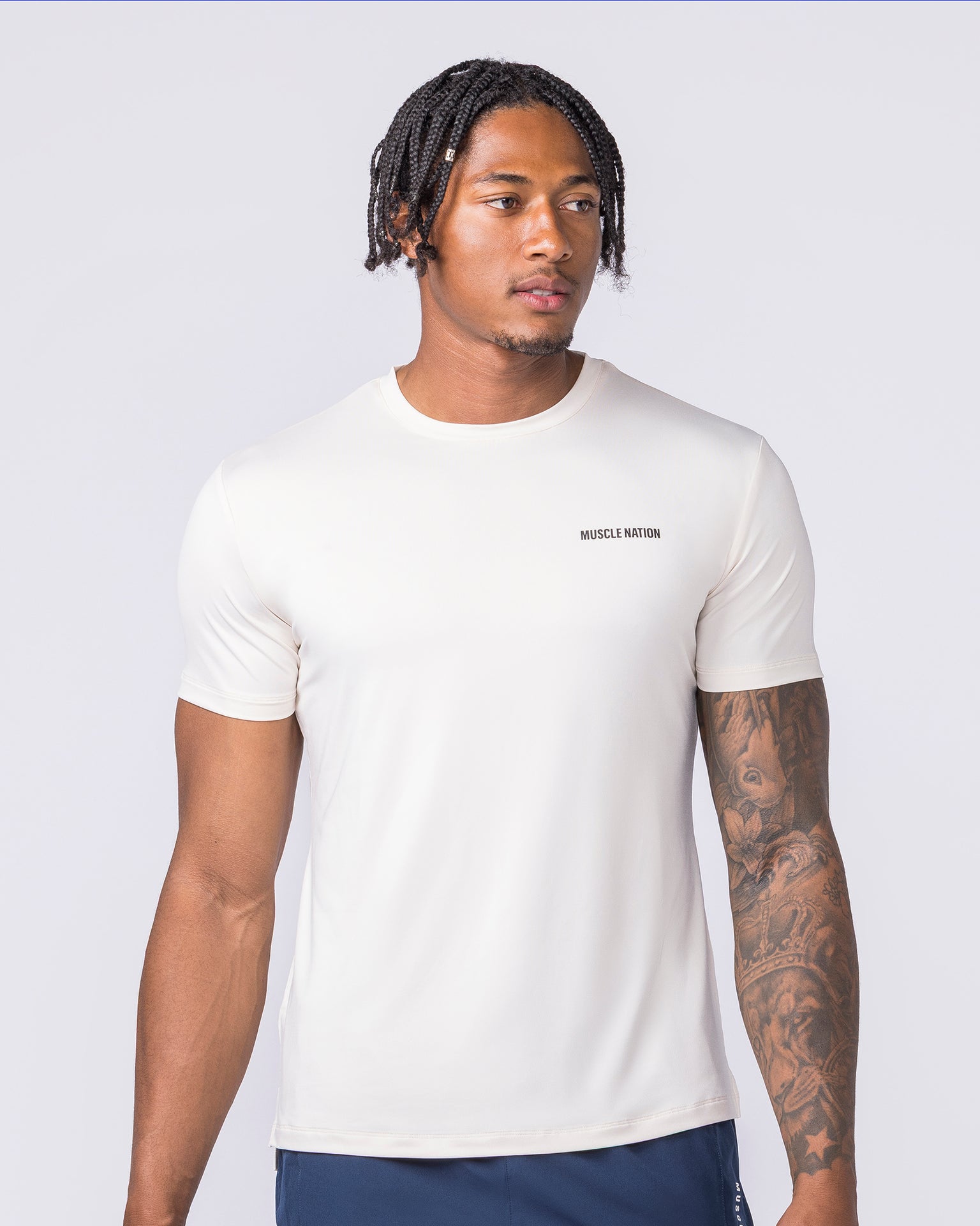 Climaflex Active Tee - Travertine-T-Shirts-XS-022618TRAV-XS-MNAPPRL48800-1-Muscle Nation
