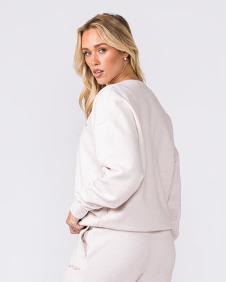 Collective Boxy Pullover - Dew Marl-Jumpers & Hoodies-XXS-042603DEWMRL-XXS-MNAPPRL49901-2-Muscle Nation