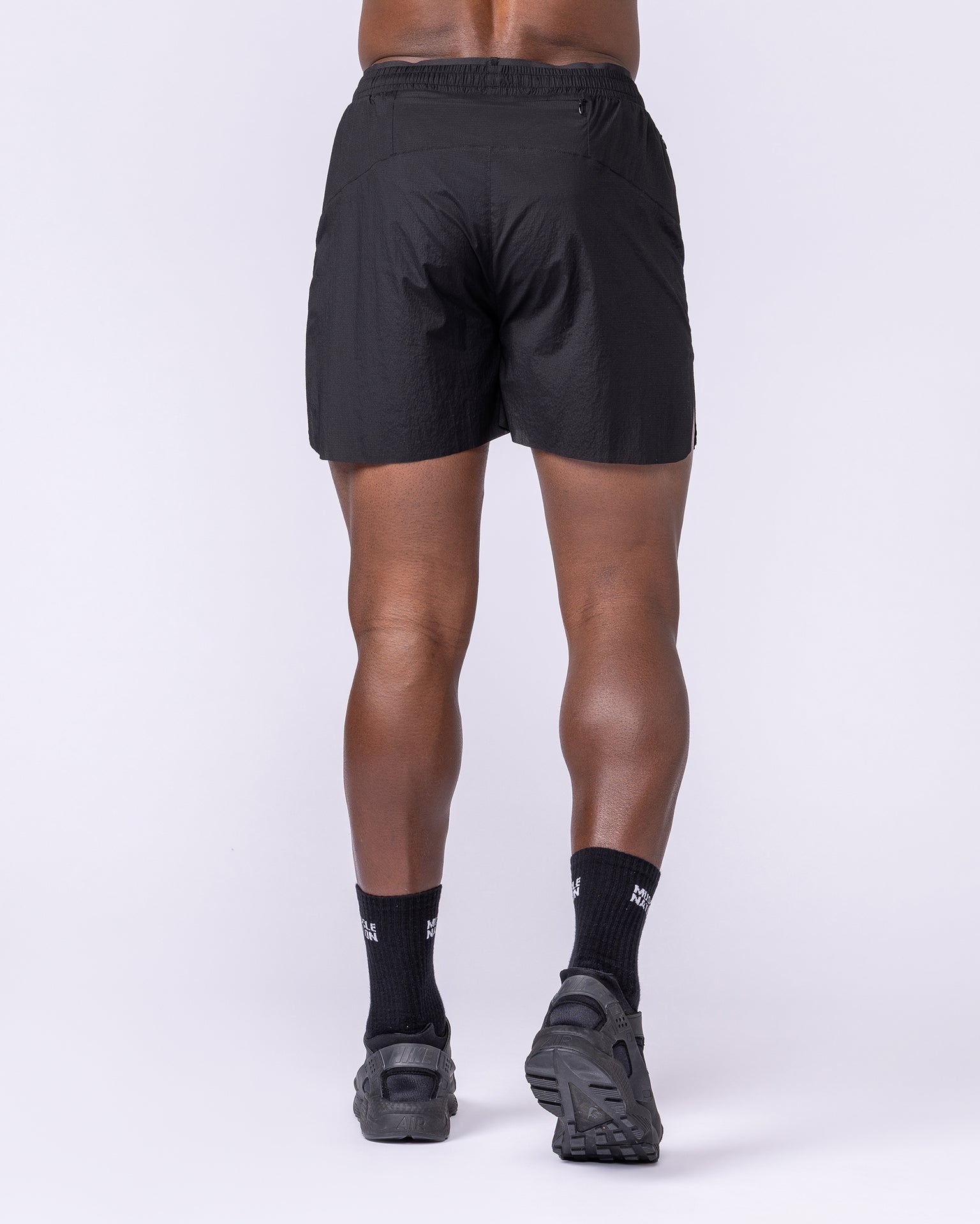 Compete 3" Run Shorts - Black-Shorts-S-1125158BLK-S-MNAPPRL47339-7-Muscle Nation