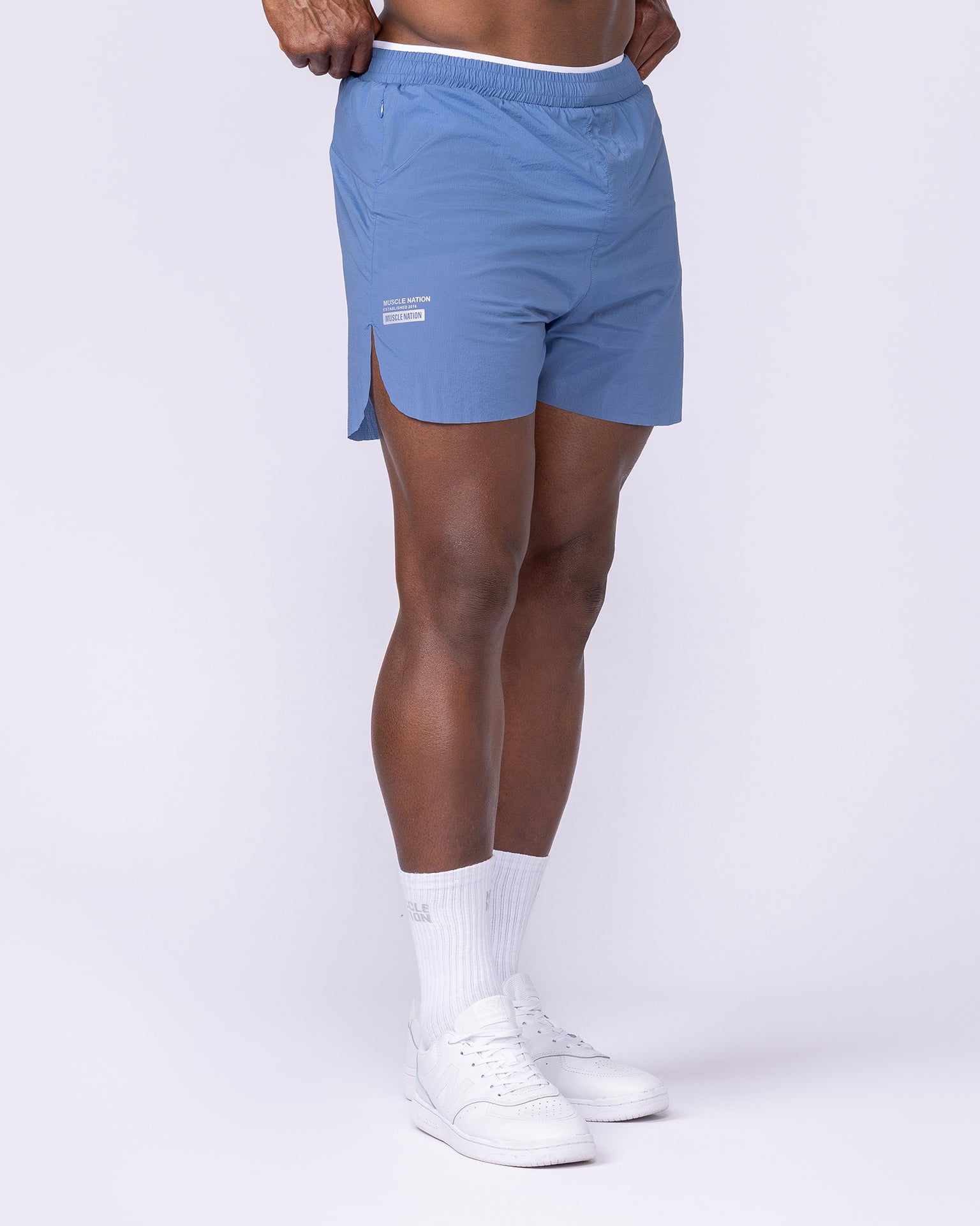 Compete 3" Run Shorts - Pacific-Shorts-S-1125158PCF-S-MNAPPRL47346-1-Muscle Nation