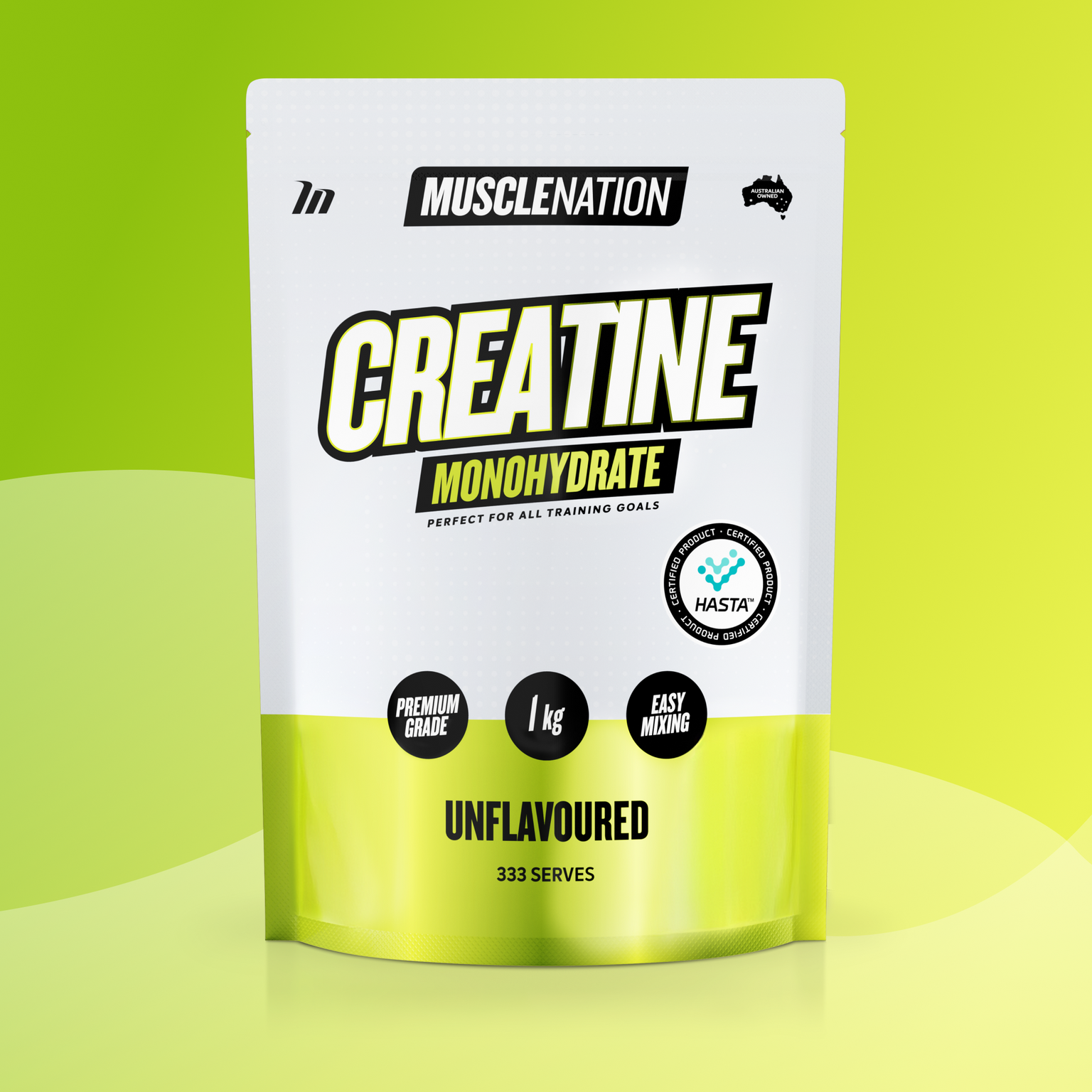CREATINE MONOHYDRATE - Unflavoured 1kg-Creatine-MNSUPPS0390-9359054002760-1-Muscle Nation